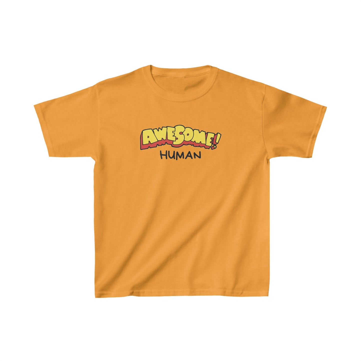 Kids Awesome Human Heavy Cotton™ Tee