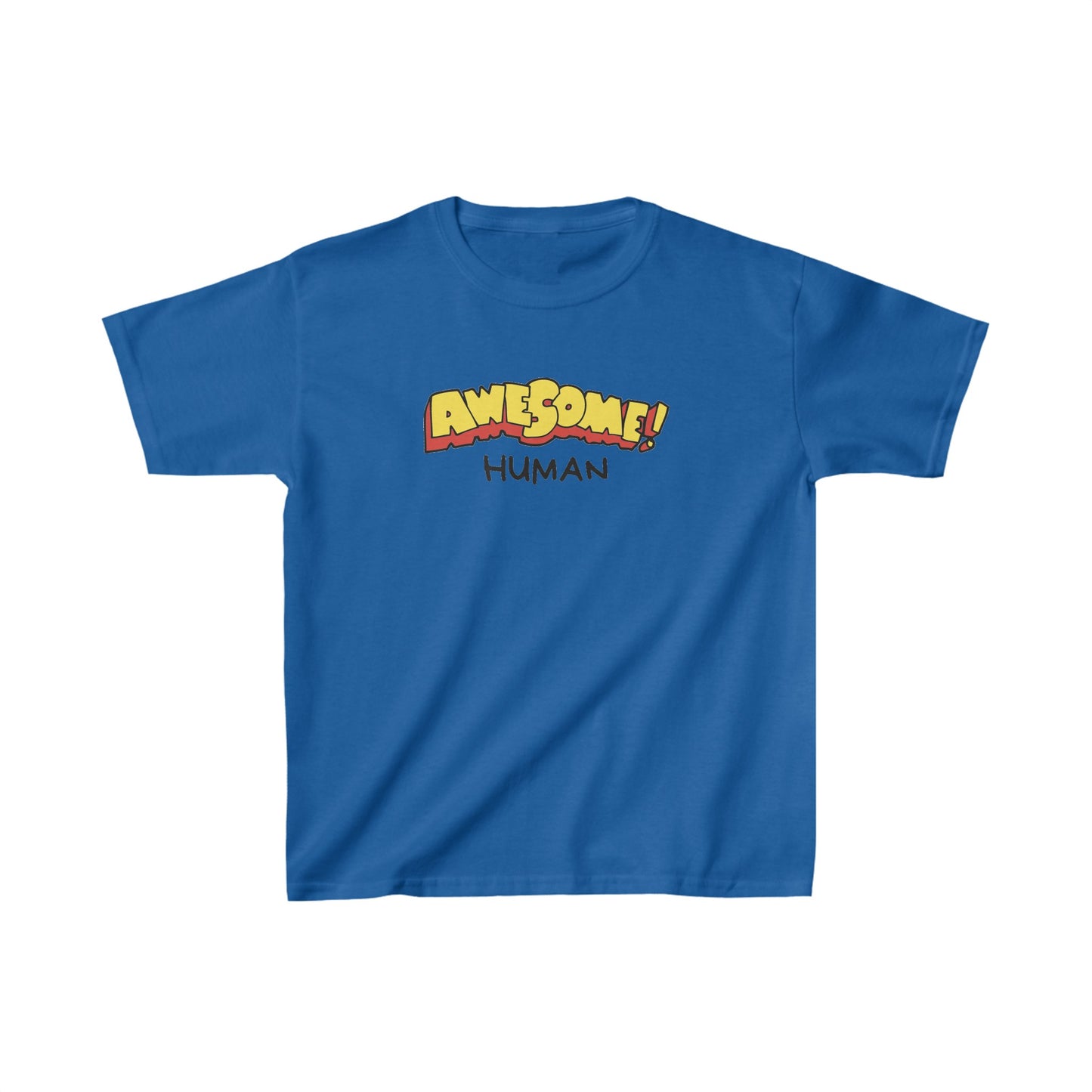 Kids Awesome Human Heavy Cotton™ Tee