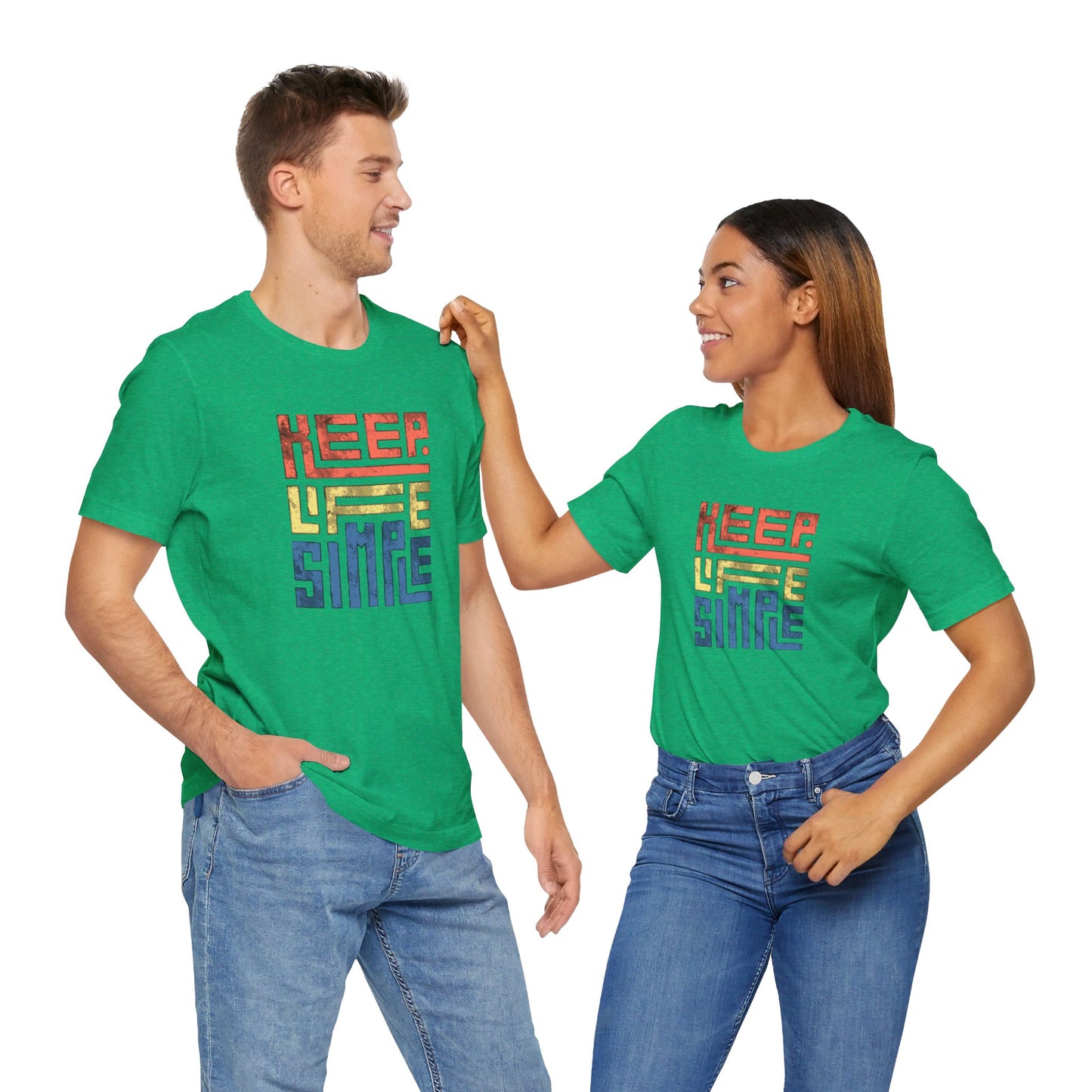 Keep Life Simple Unisex Jersey Short Sleeve Tee