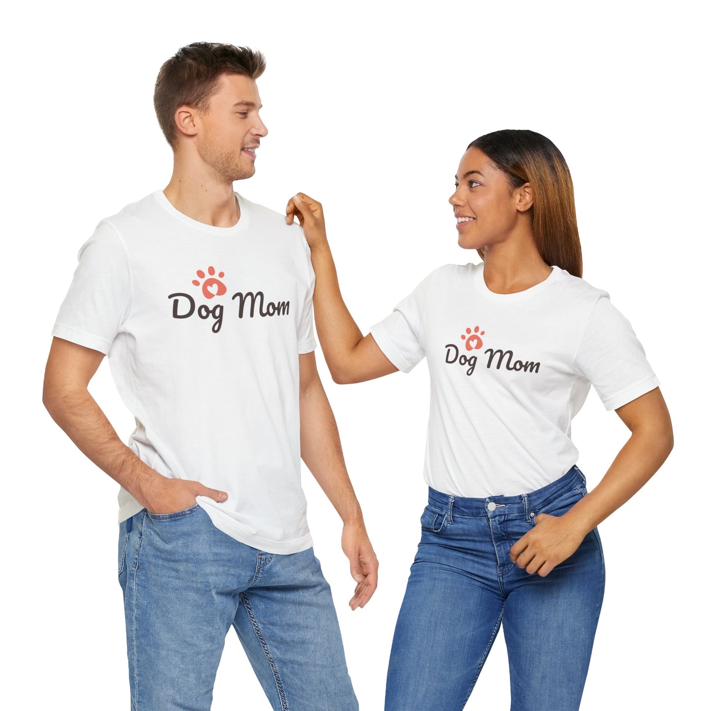 Dog Mom Unisex Jersey Short Sleeve Tee