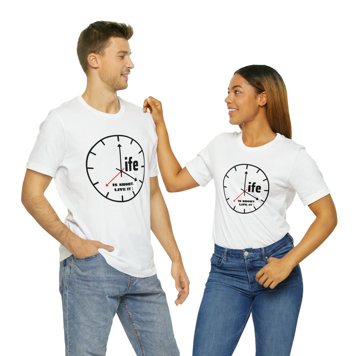 Life is To Short Live It Unisex Jersey Short Sleeve Tee