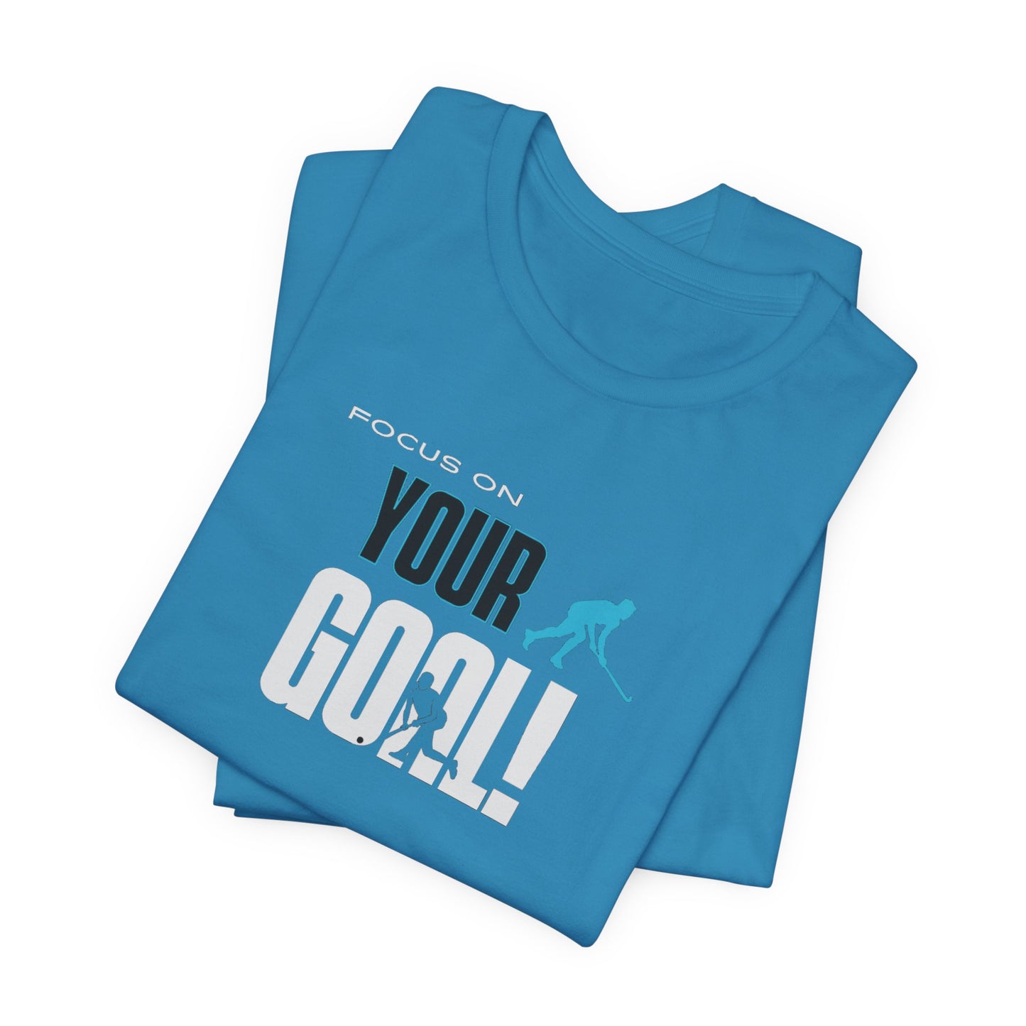 Focus On Your Goal Unisex Jersey Short Sleeve Tee