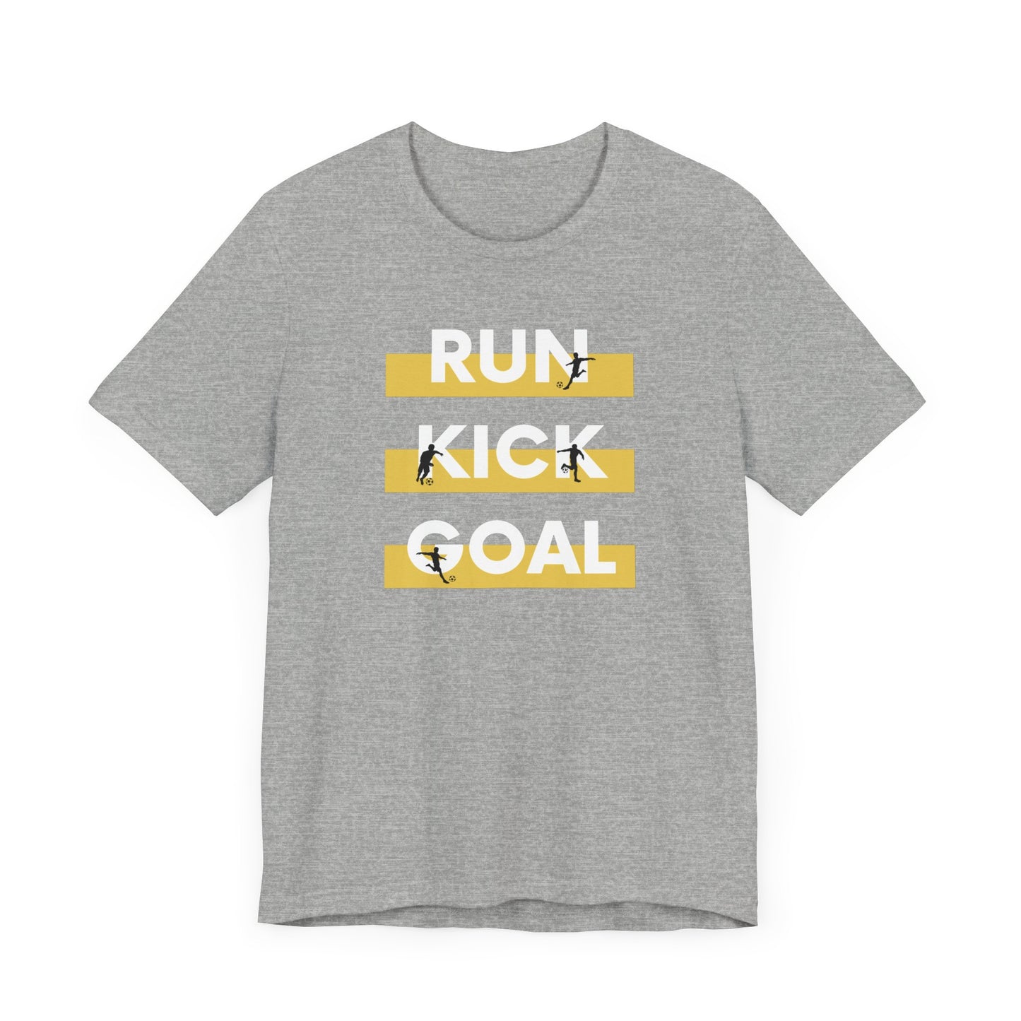 Soccer\ Run Kick Goal Unisex Jersey Short Sleeve Tee