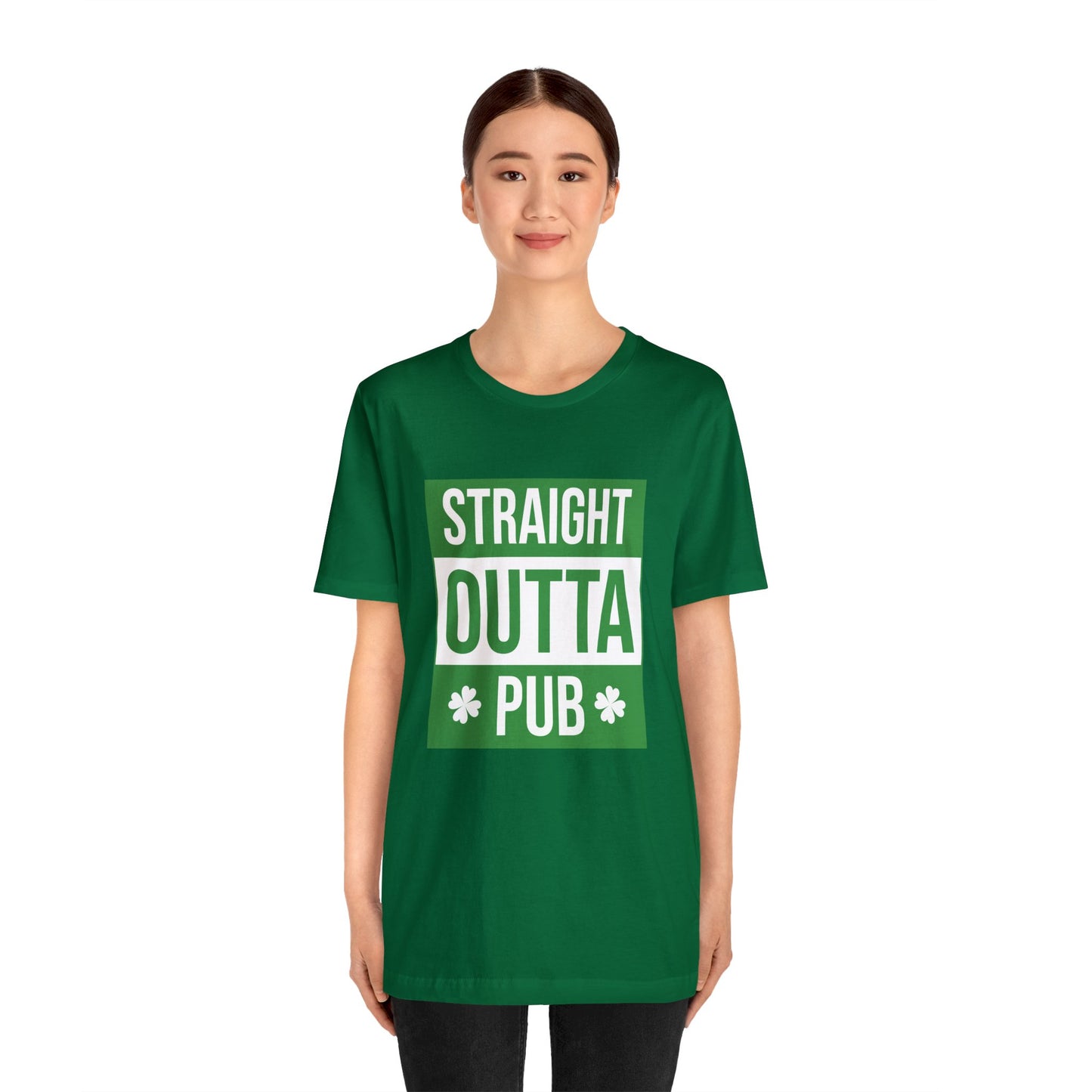 Straight Outta Pub Unisex Jersey Short Sleeve Tee