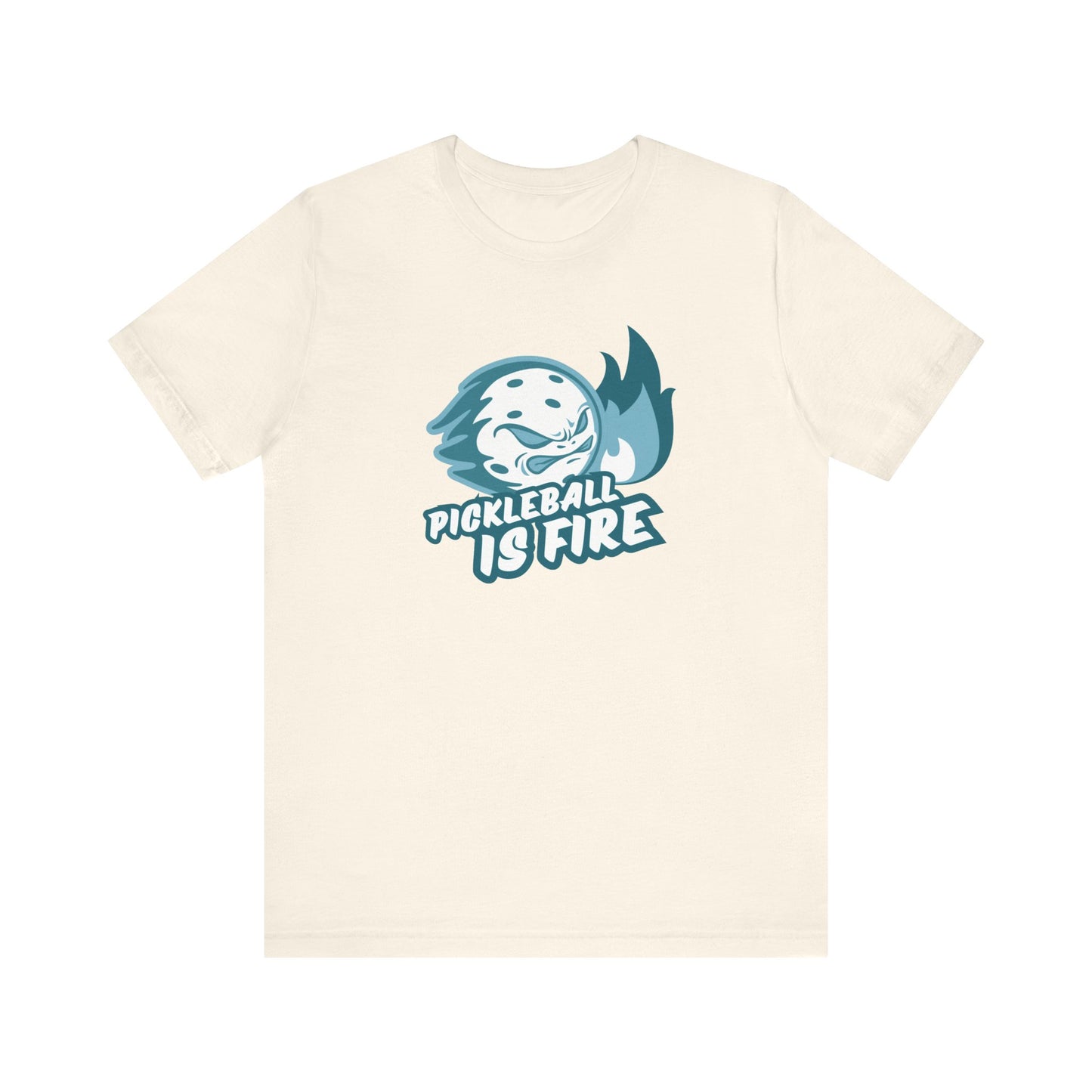 Pickleball Is Fire Unisex Jersey Short Sleeve Tee