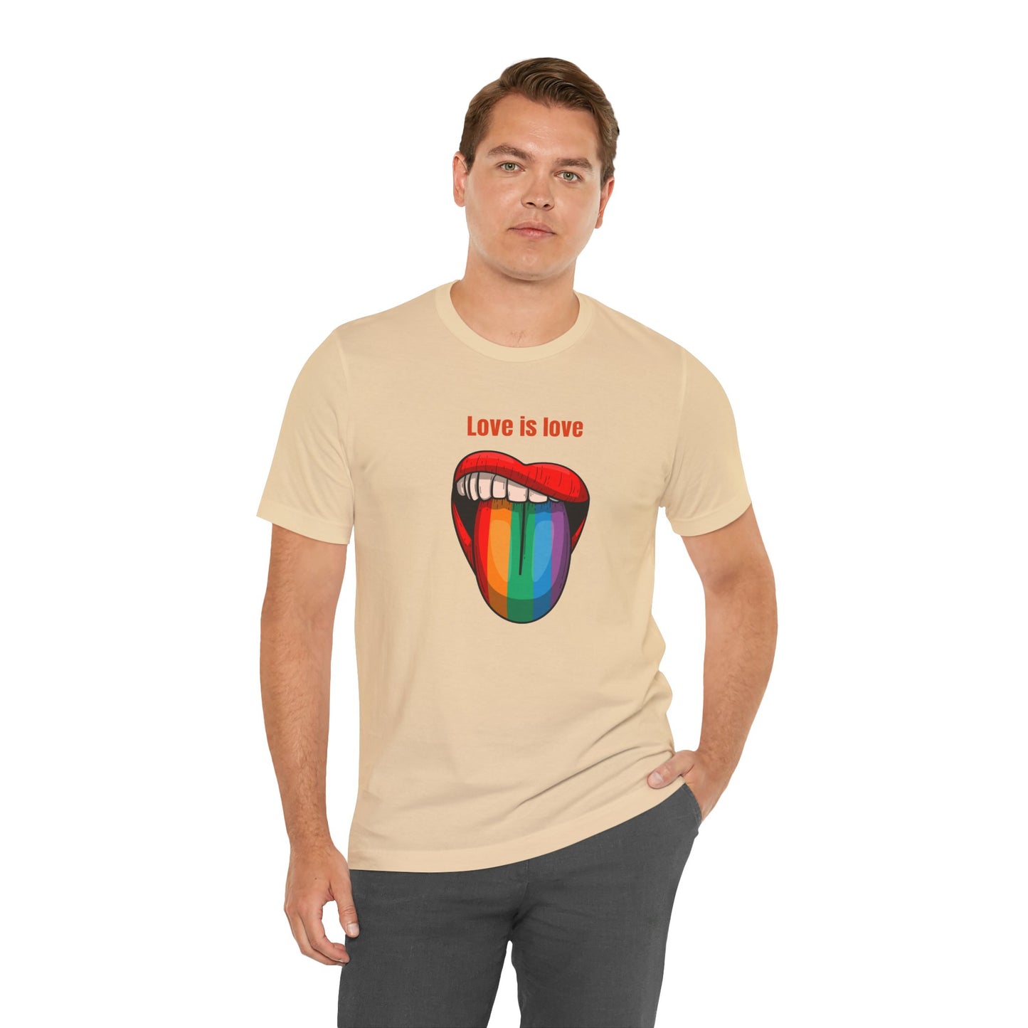 Love Is Love Unisex Jersey Short Sleeve Tee
