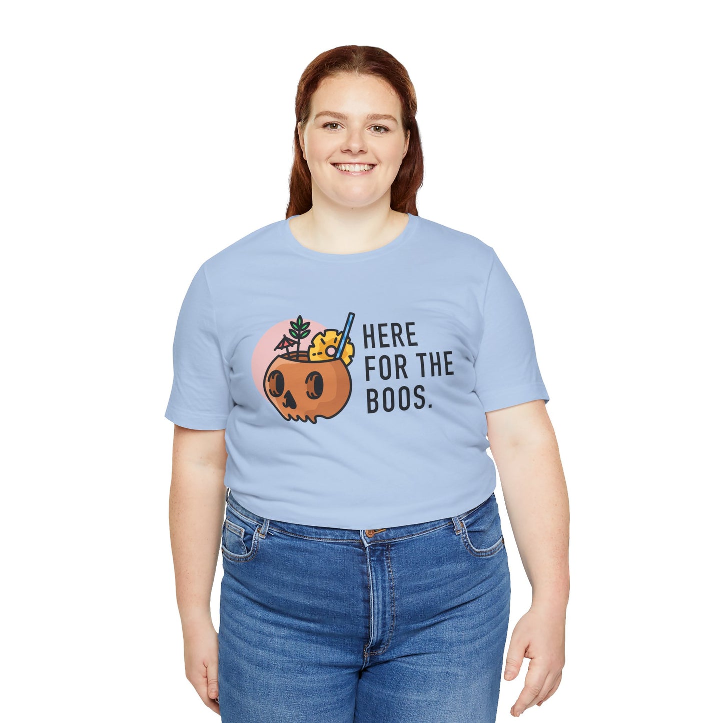 Here For The Boos Unisex Jersey Short Sleeve Tee