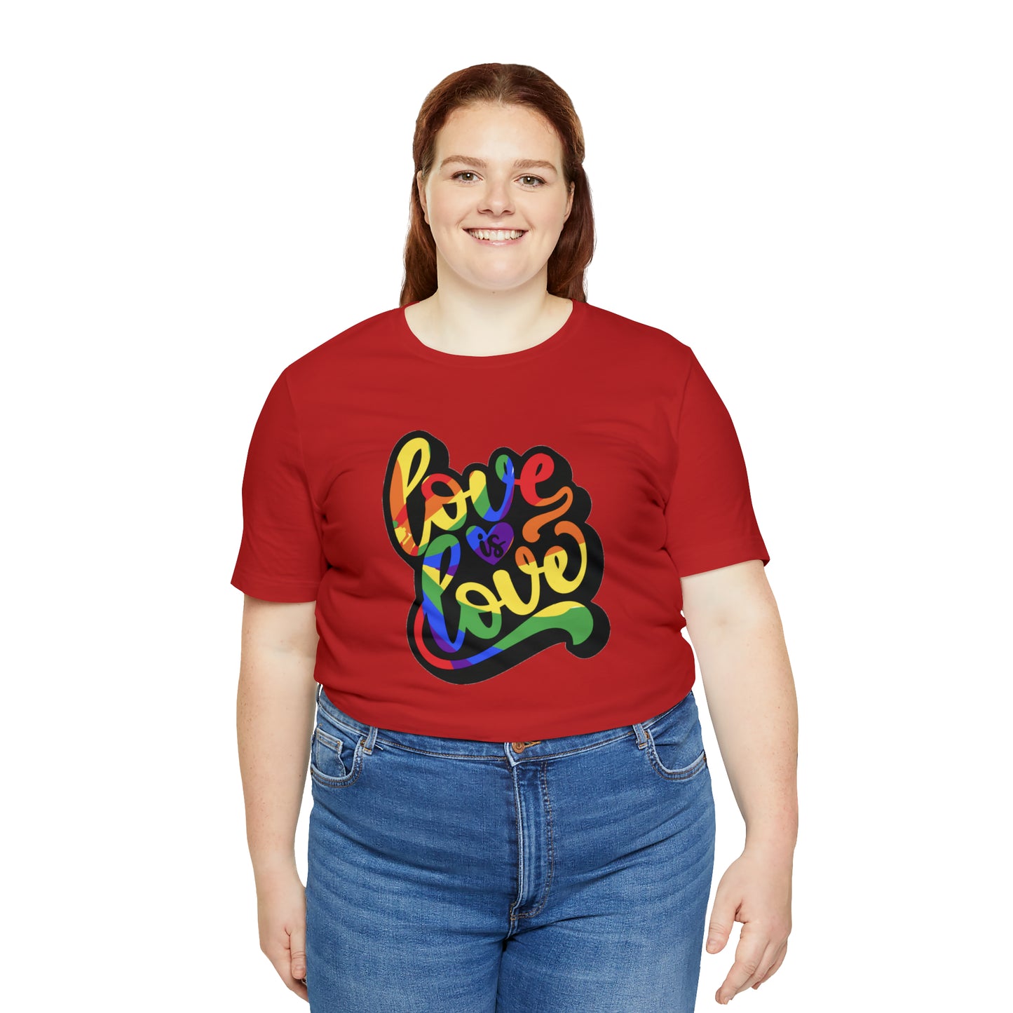 Love Is Love Unisex Jersey Short Sleeve Tee