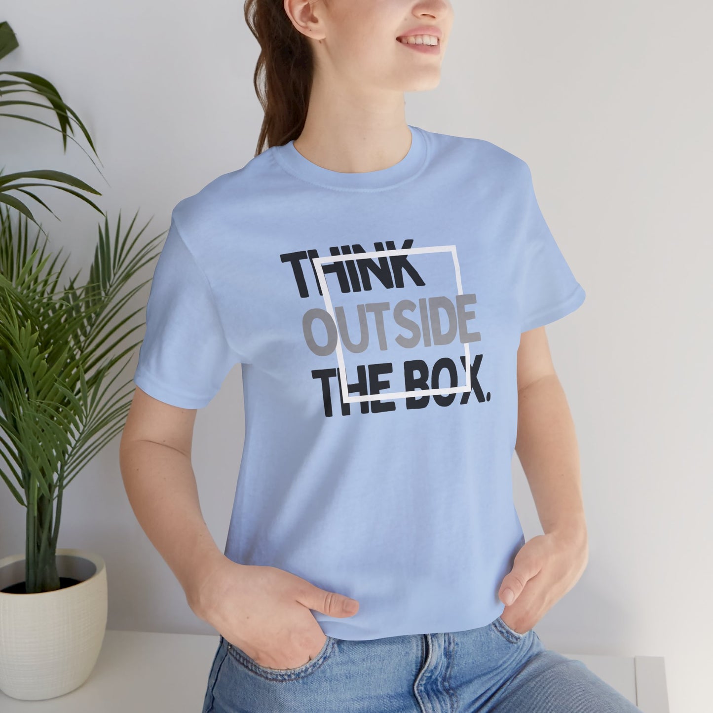 Think Outside the Box Unisex Jersey Short Sleeve Tee