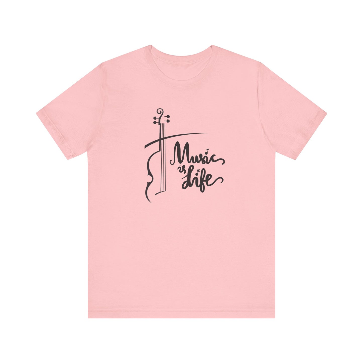 Music Is Life Unisex Jersey Short Sleeve Tee