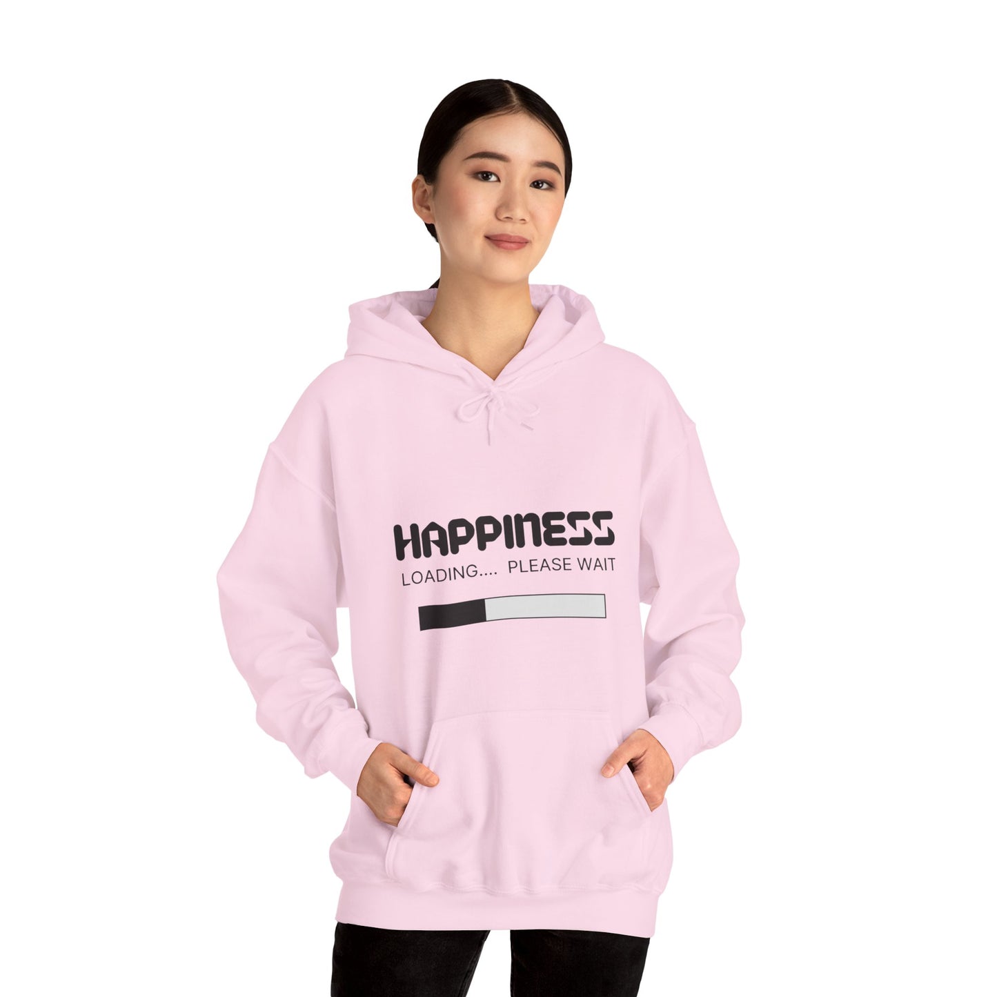 Happiness Loading Please Wait Unisex Heavy Blend™ Hooded Sweatshirt