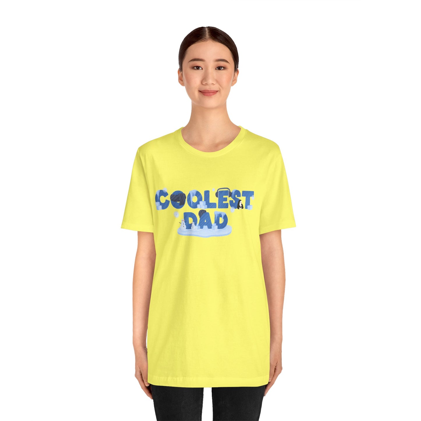 Dad/ Coolest Dad Unisex Jersey Short Sleeve Tee