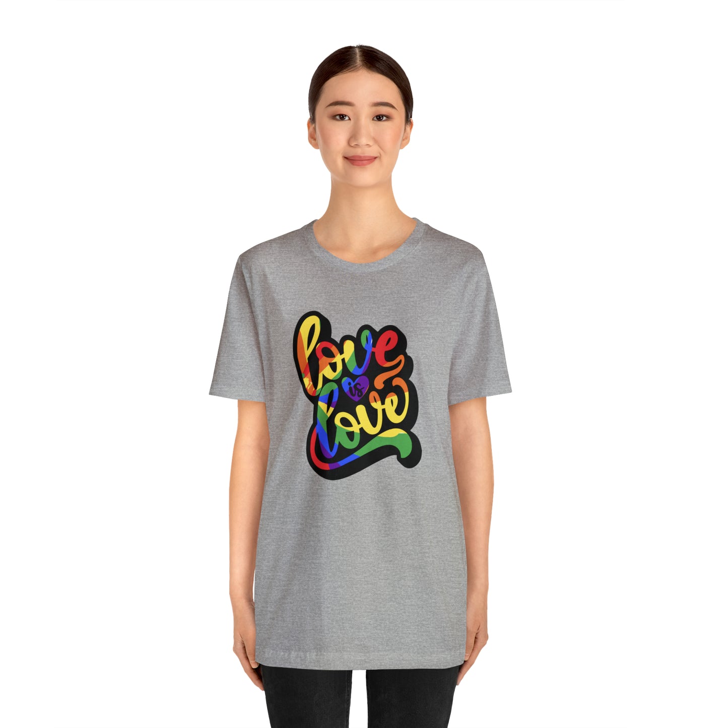 Love Is Love Unisex Jersey Short Sleeve Tee