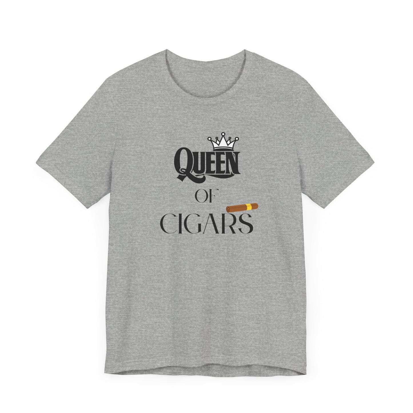 Cigars/ Queen of Cigars Unisex Jersey Short Sleeve Tee
