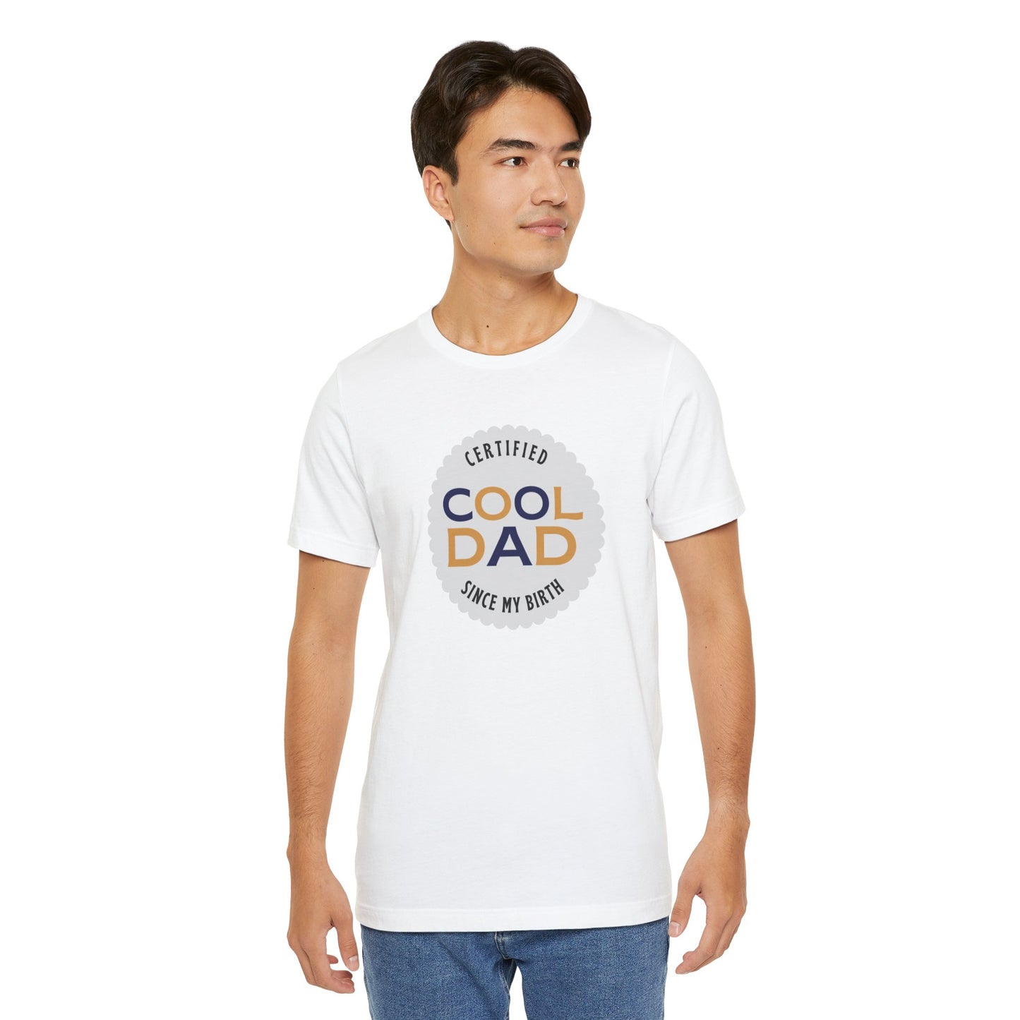 Certified Cool Dad Unisex Jersey Short Sleeve Tee