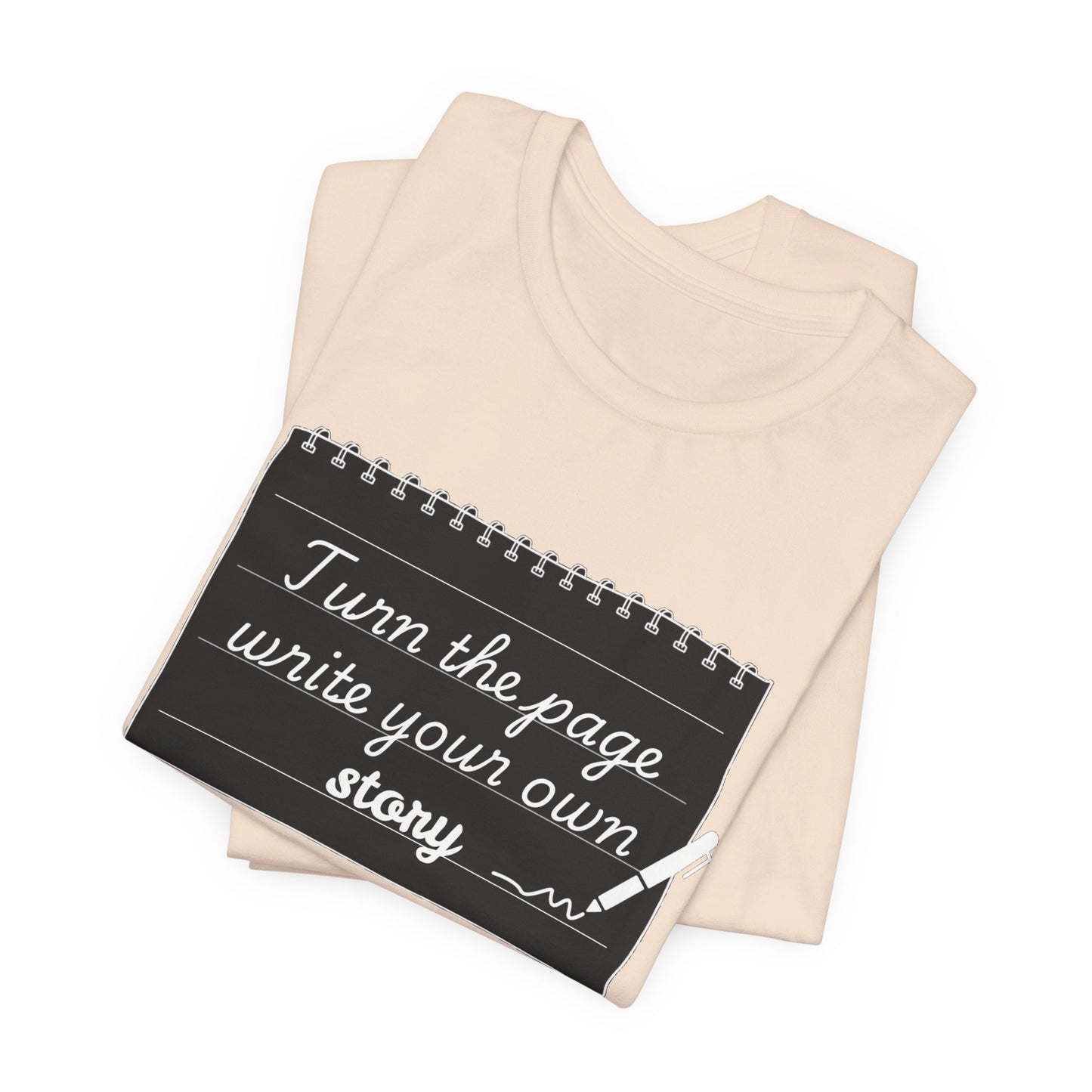 Turn the Page And Write Your Story Unisex Softstyle T-Shirt
