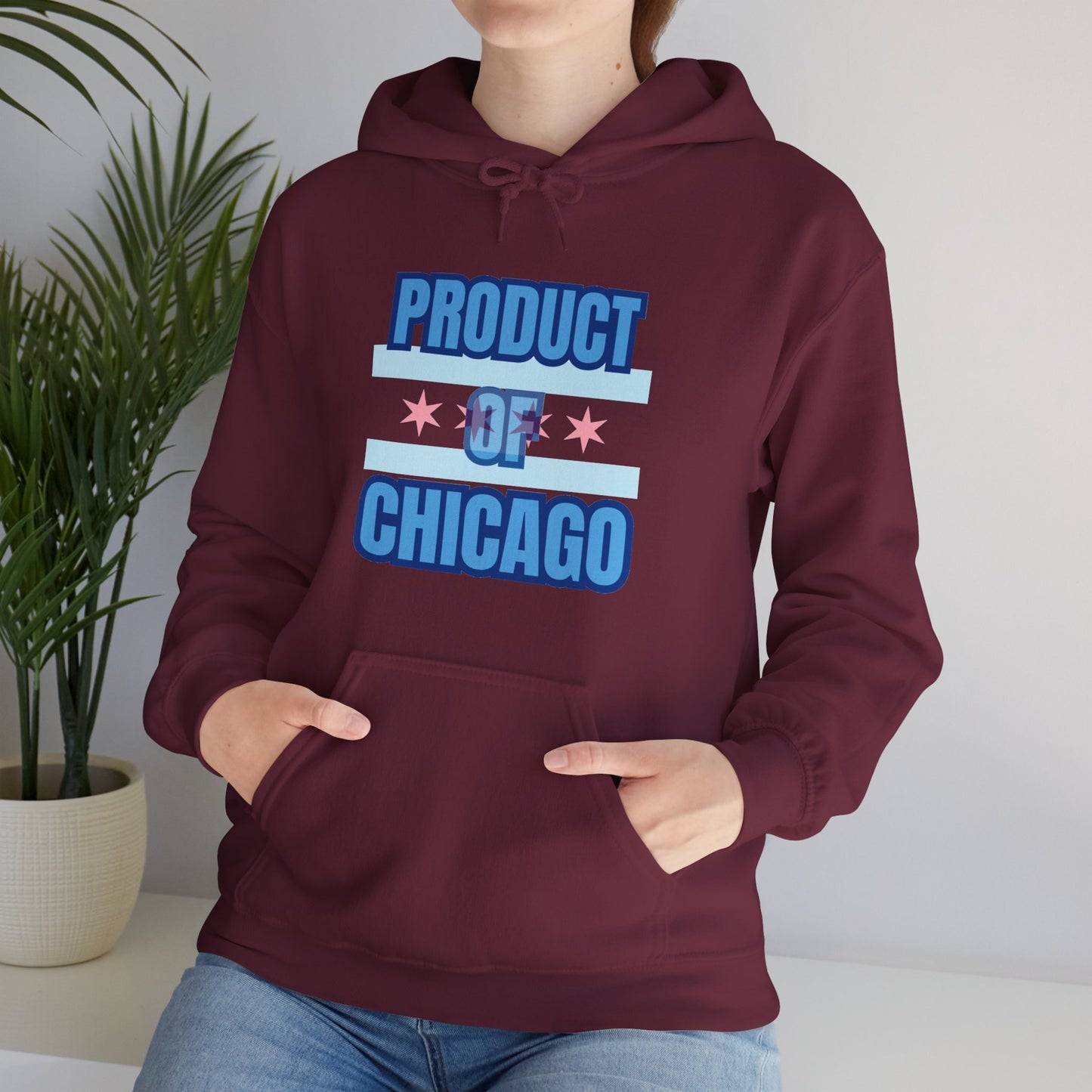 Product Of Chicago Unisex Heavy Blend™ Hooded Sweatshirt