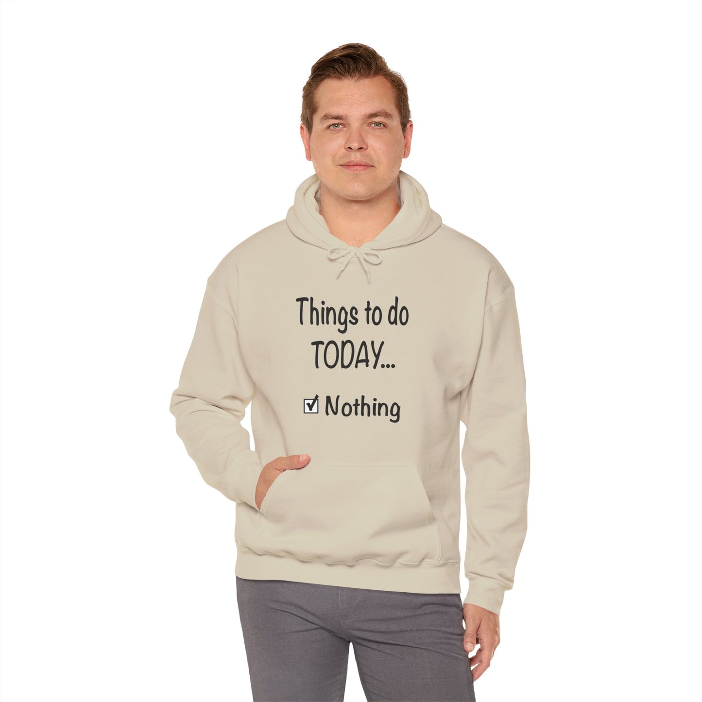 Things to Do Today Nothing Unisex Heavy Blend™ Hooded Sweatshirt