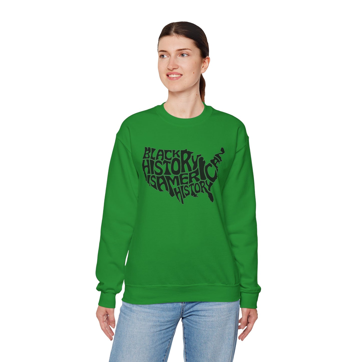 Black History Unisex Heavy Blend™ Crewneck Sweatshirt