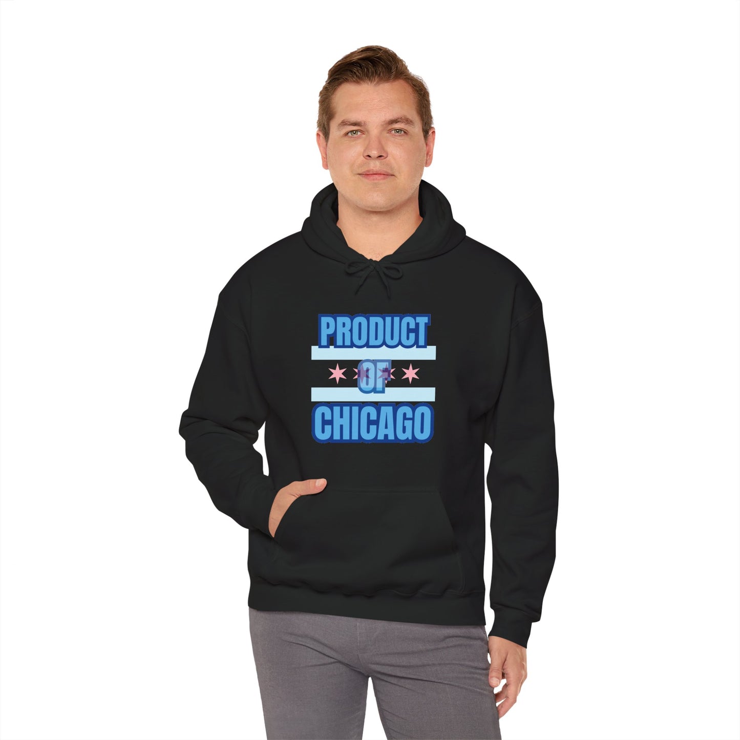 Product Of Chicago Unisex Heavy Blend™ Hooded Sweatshirt