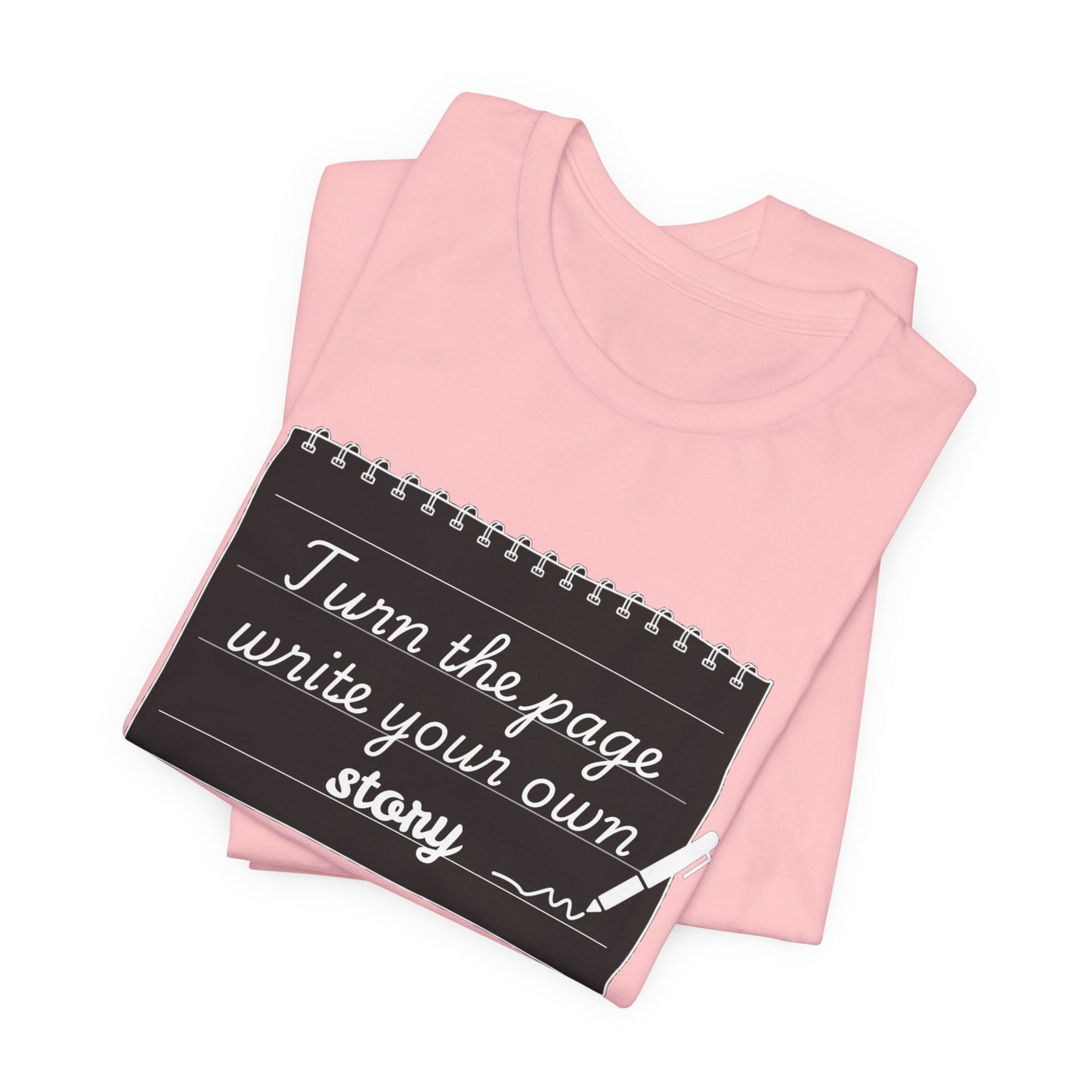 Turn the Page And Write Your Story Unisex Softstyle T-Shirt
