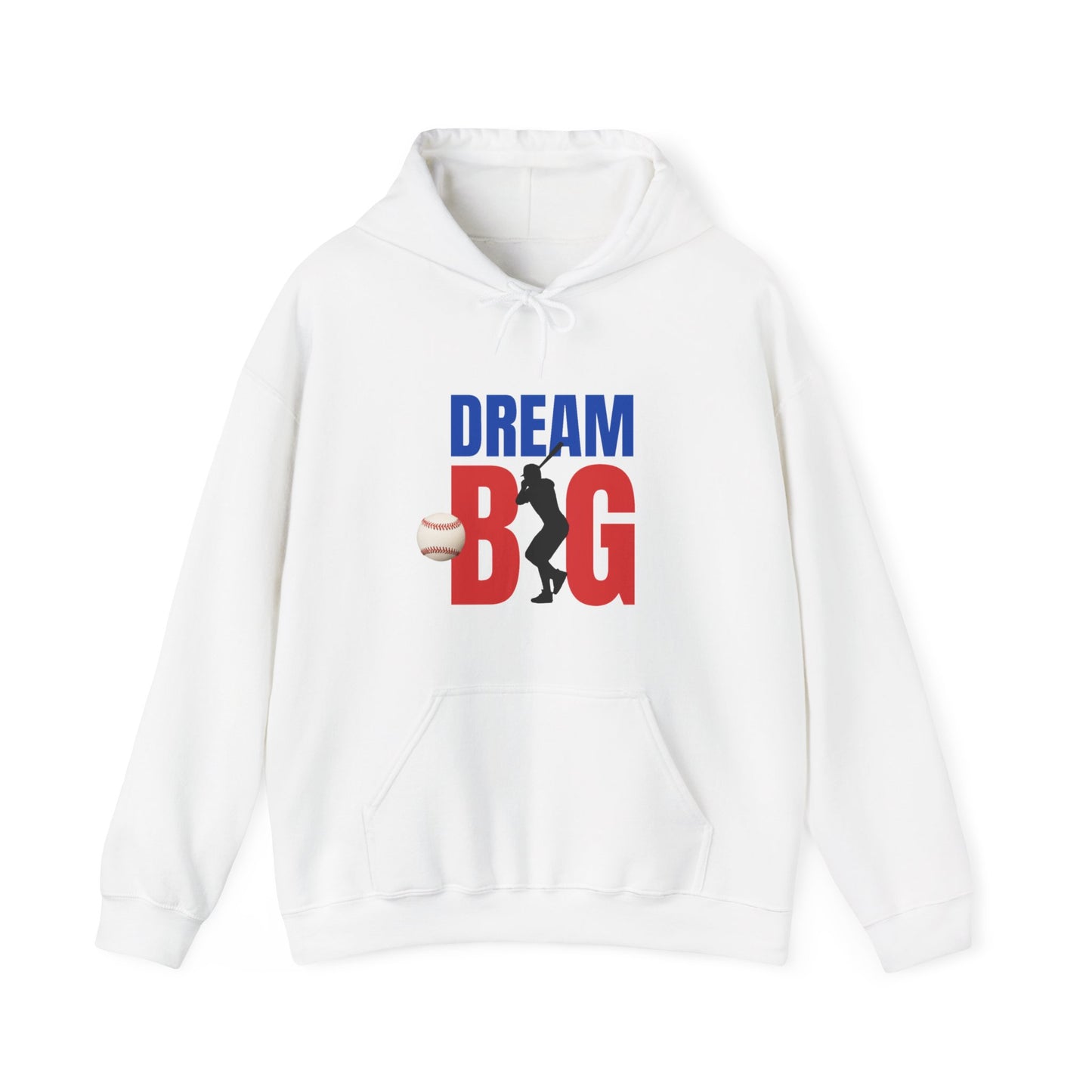 Baseball Dream Big Unisex Heavy Blend™ Hooded Sweatshirt