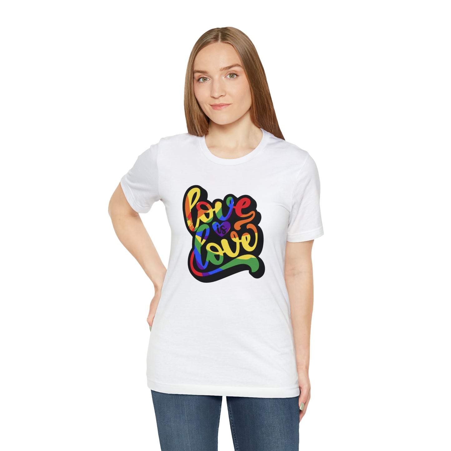 Love Is Love Unisex Jersey Short Sleeve Tee