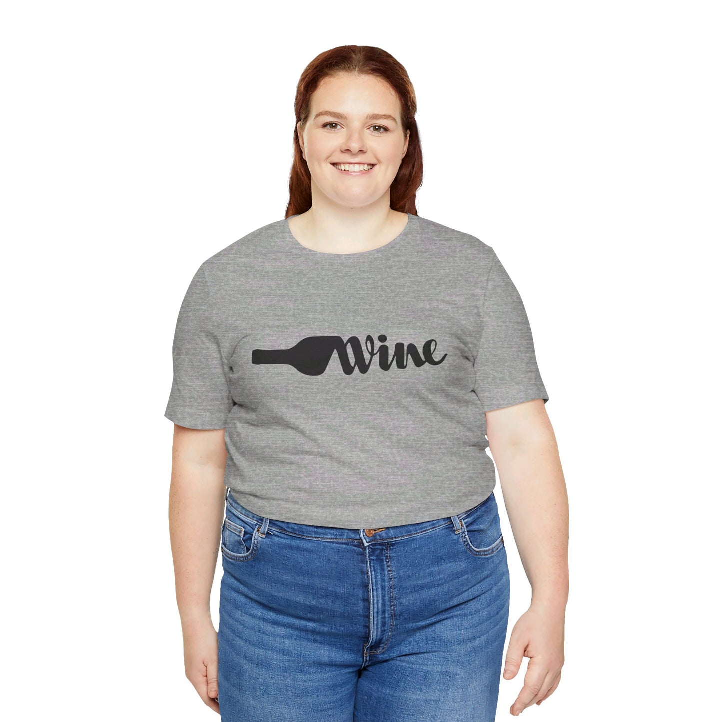 Wine Unisex Jersey Short Sleeve Tee