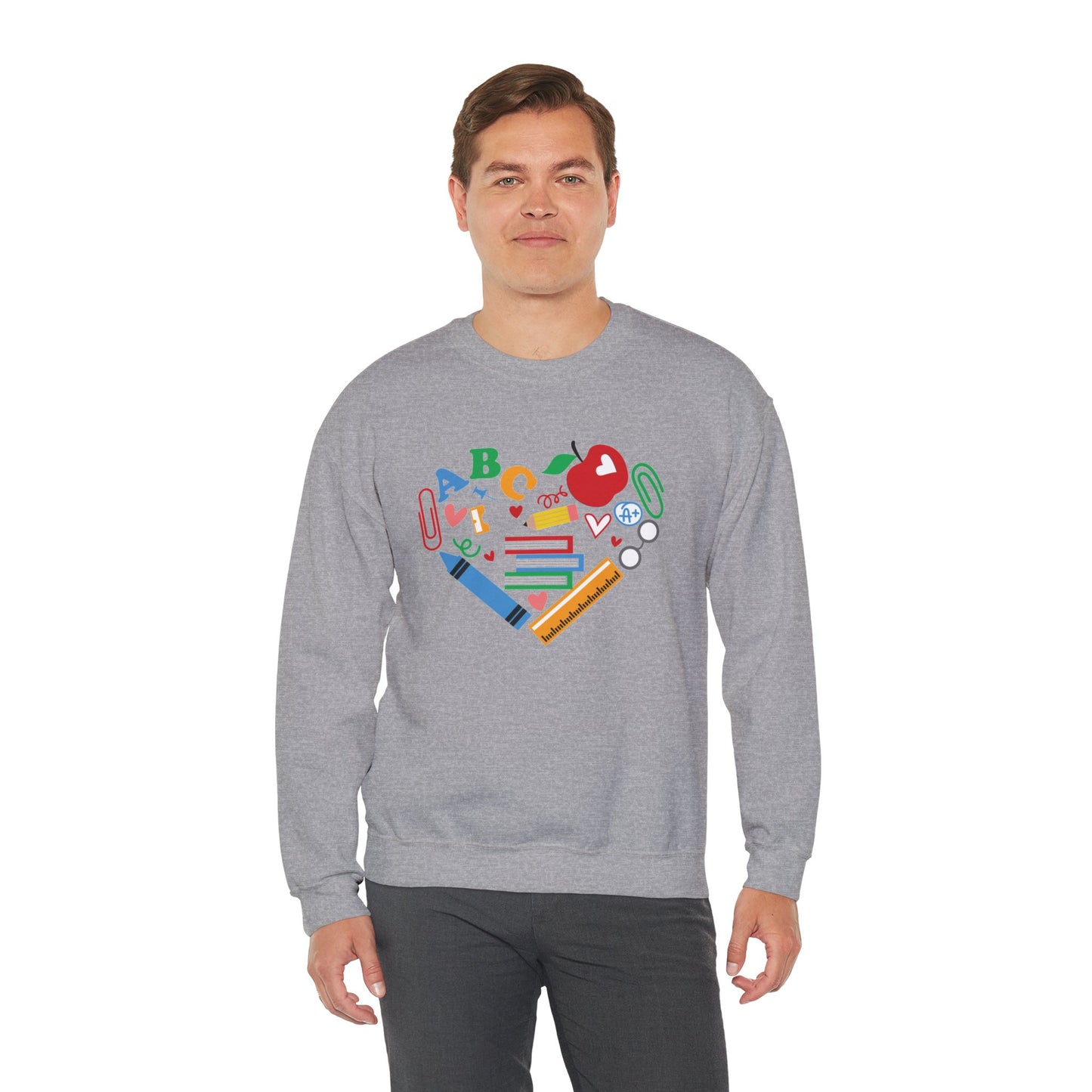 A,B,C Unisex Heavy Blend™ Crewneck Sweatshirt