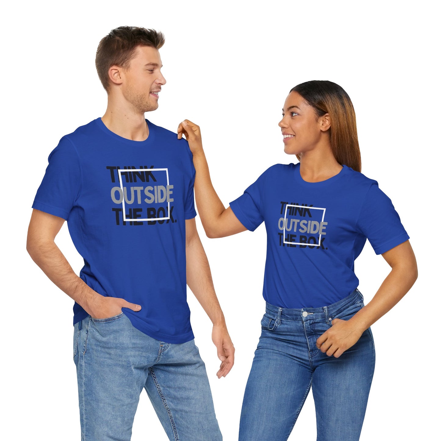 Think Outside the Box Unisex Jersey Short Sleeve Tee