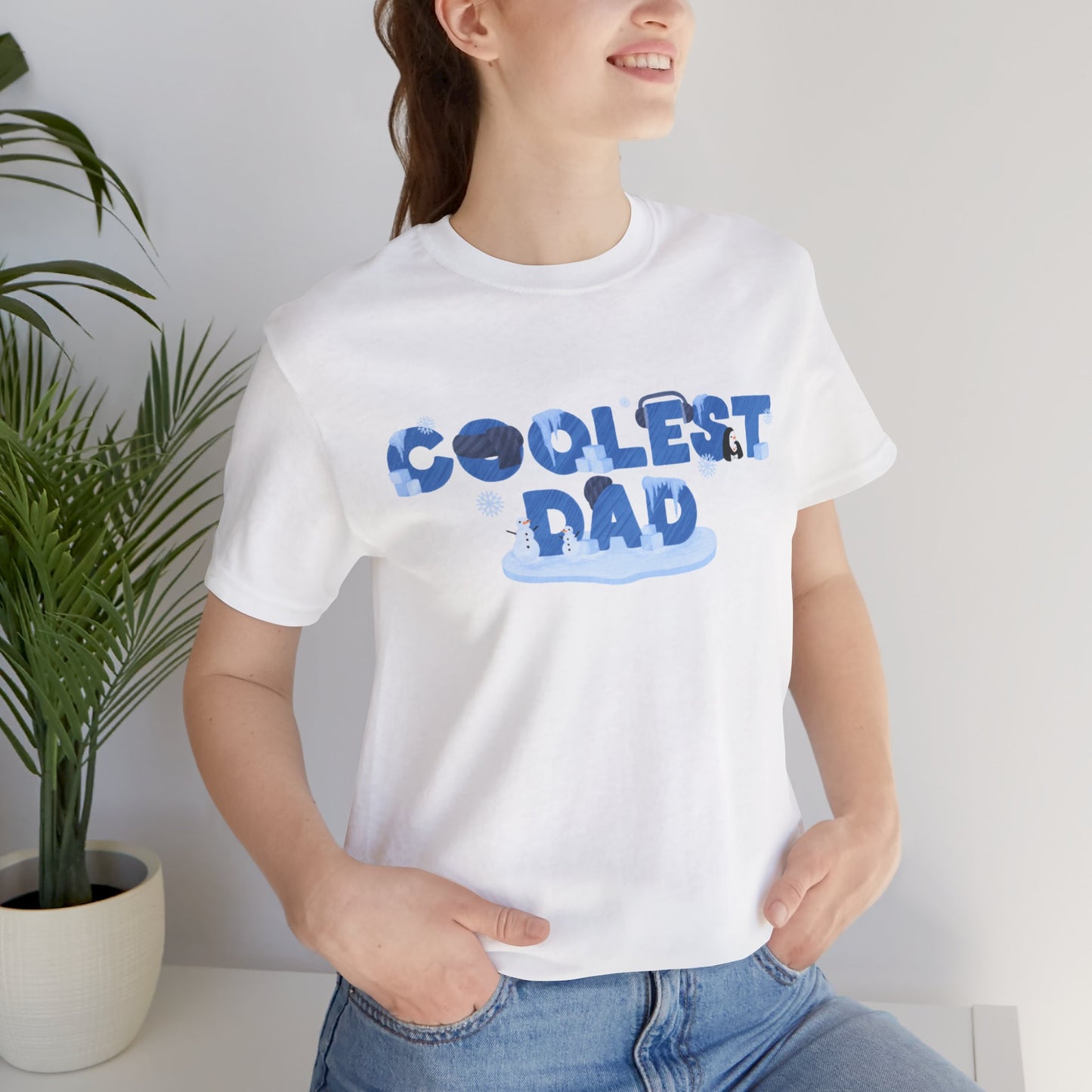 Dad/ Coolest Dad Unisex Jersey Short Sleeve Tee