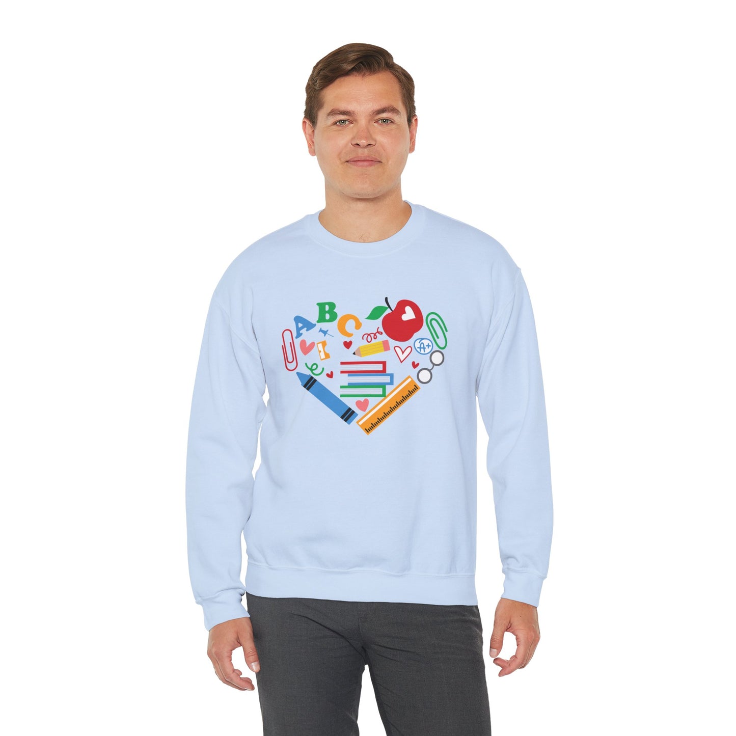 A,B,C Unisex Heavy Blend™ Crewneck Sweatshirt