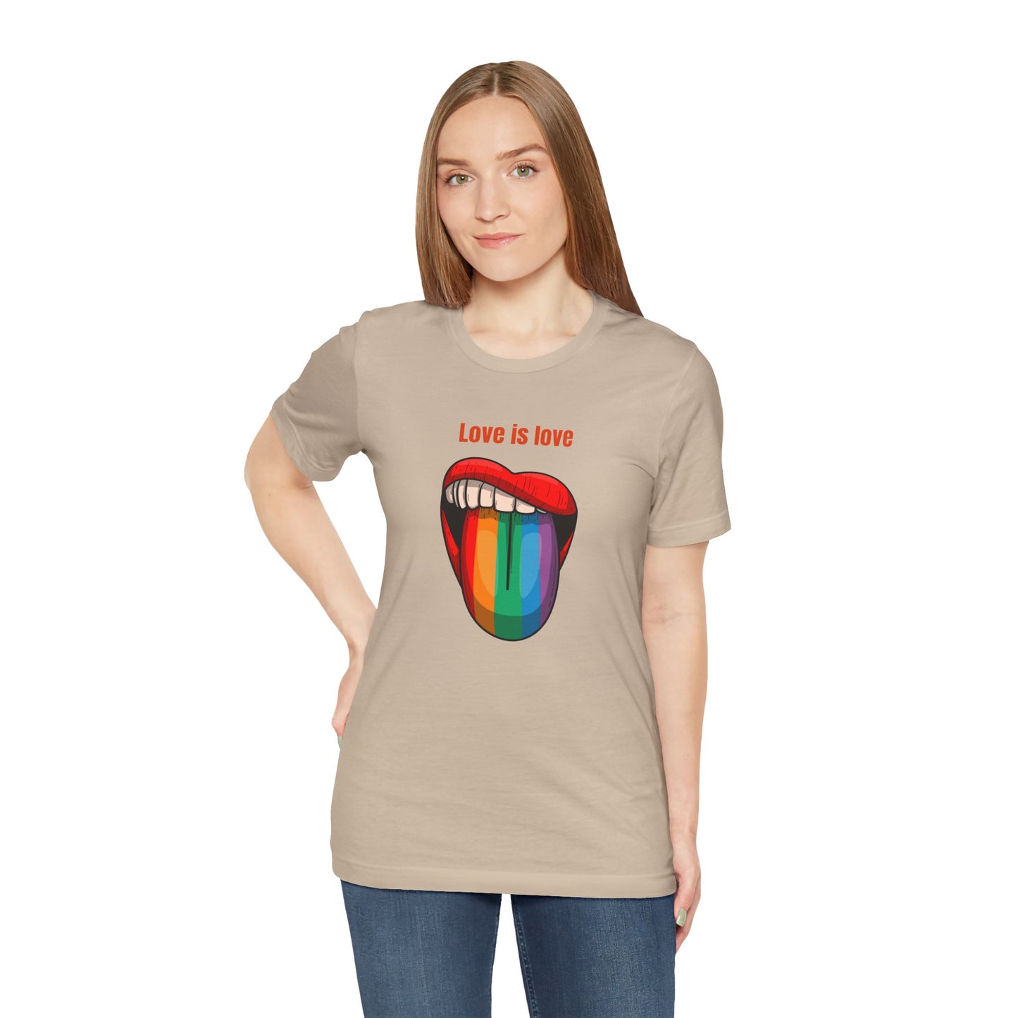 Love Is Love Unisex Jersey Short Sleeve Tee