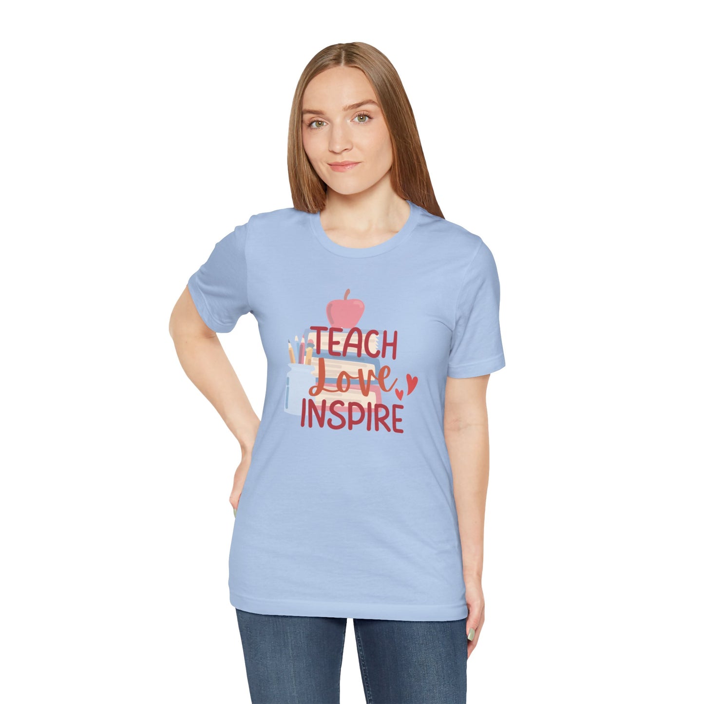 Teach Love Inspire Unisex Jersey Short Sleeve Tee