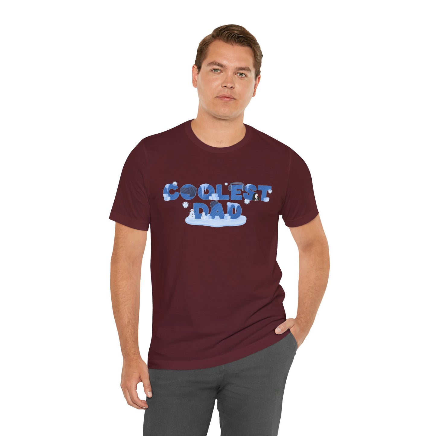Dad/ Coolest Dad Unisex Jersey Short Sleeve Tee
