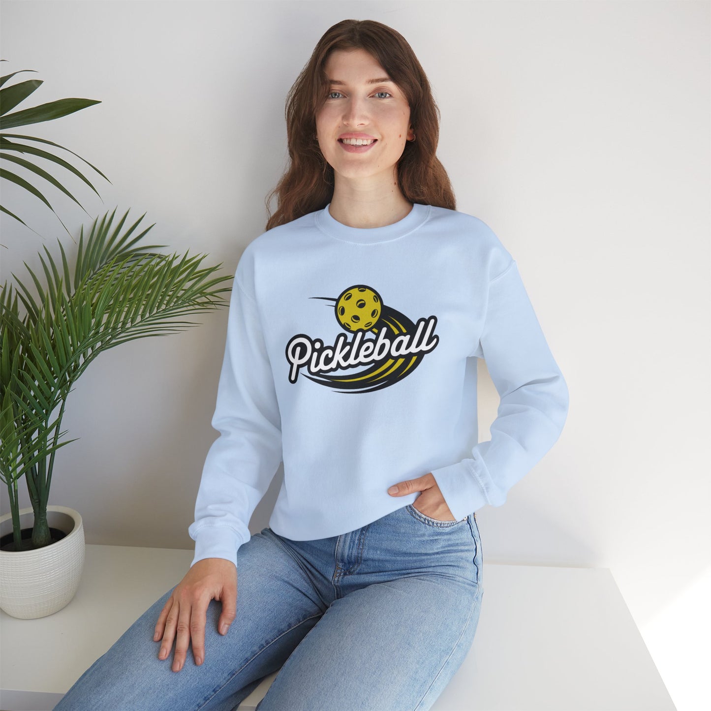 Pickleball Unisex Heavy Blend™ Crewneck Sweatshirt