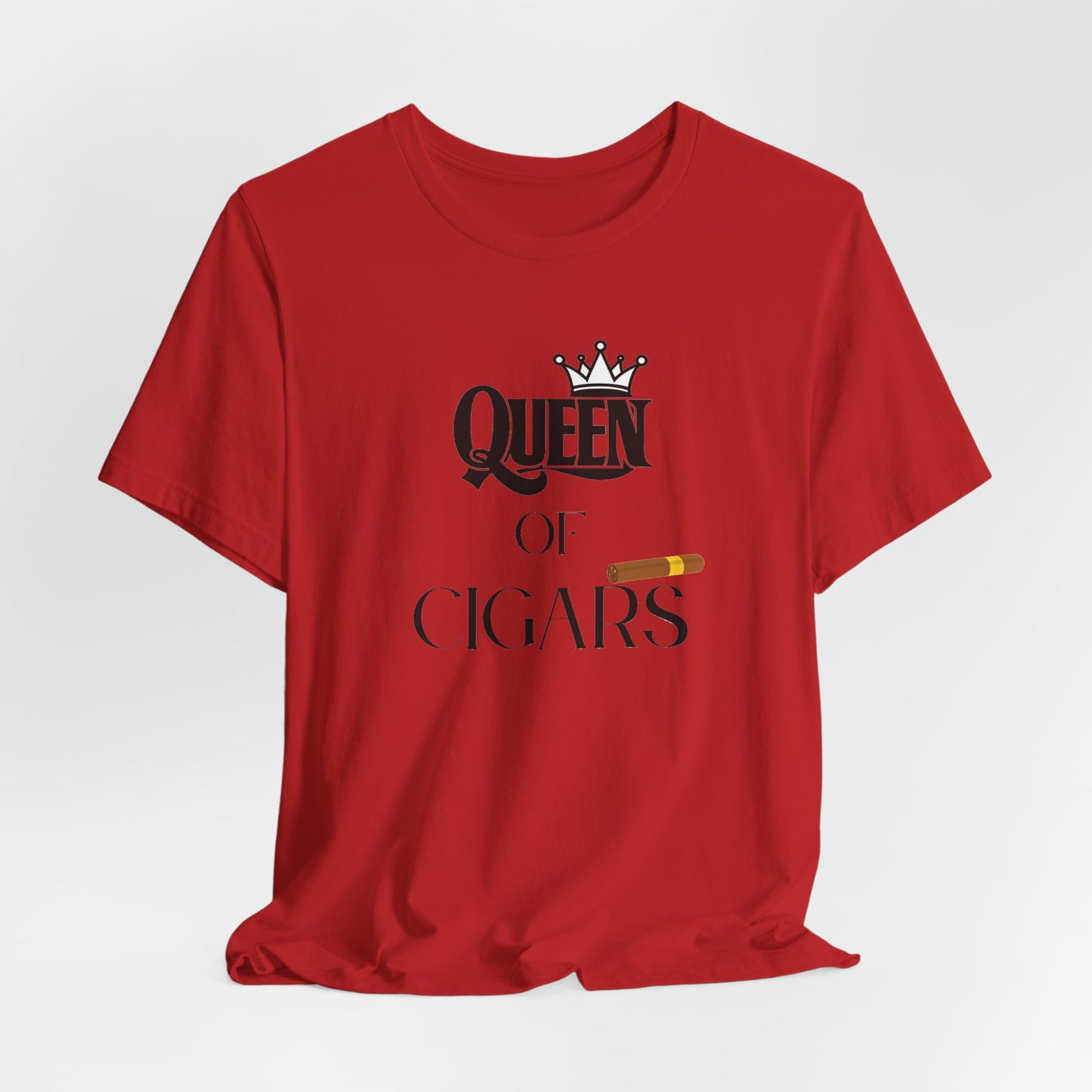 Cigars/ Queen of Cigars Unisex Jersey Short Sleeve Tee