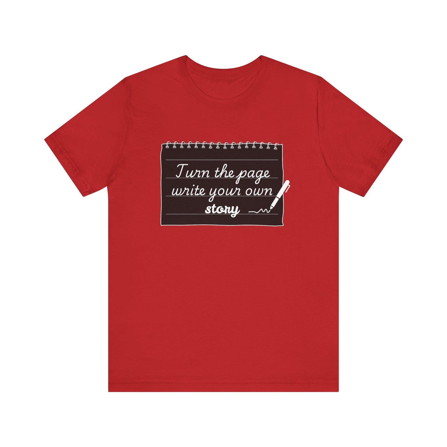 Turn the Page And Write Your Story Unisex Softstyle T-Shirt