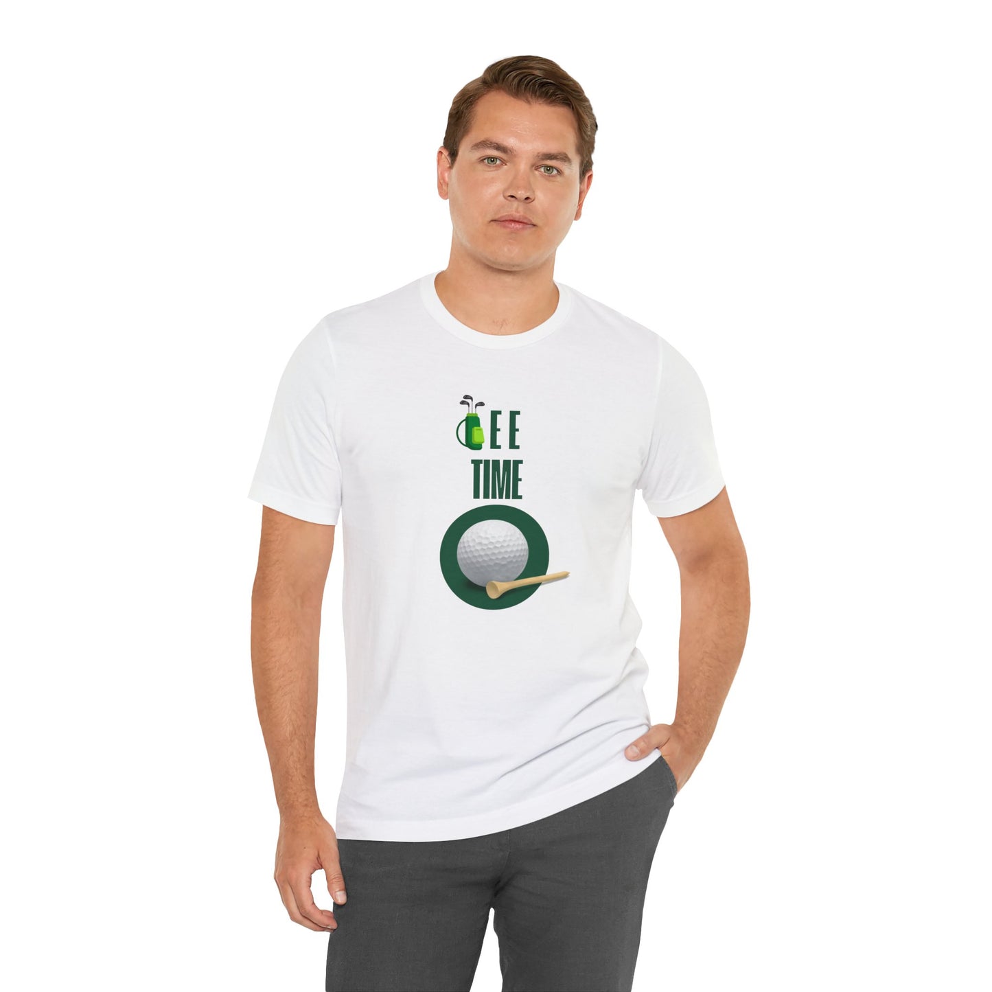 Golf/ Tee Time Unisex Jersey Short Sleeve Tee