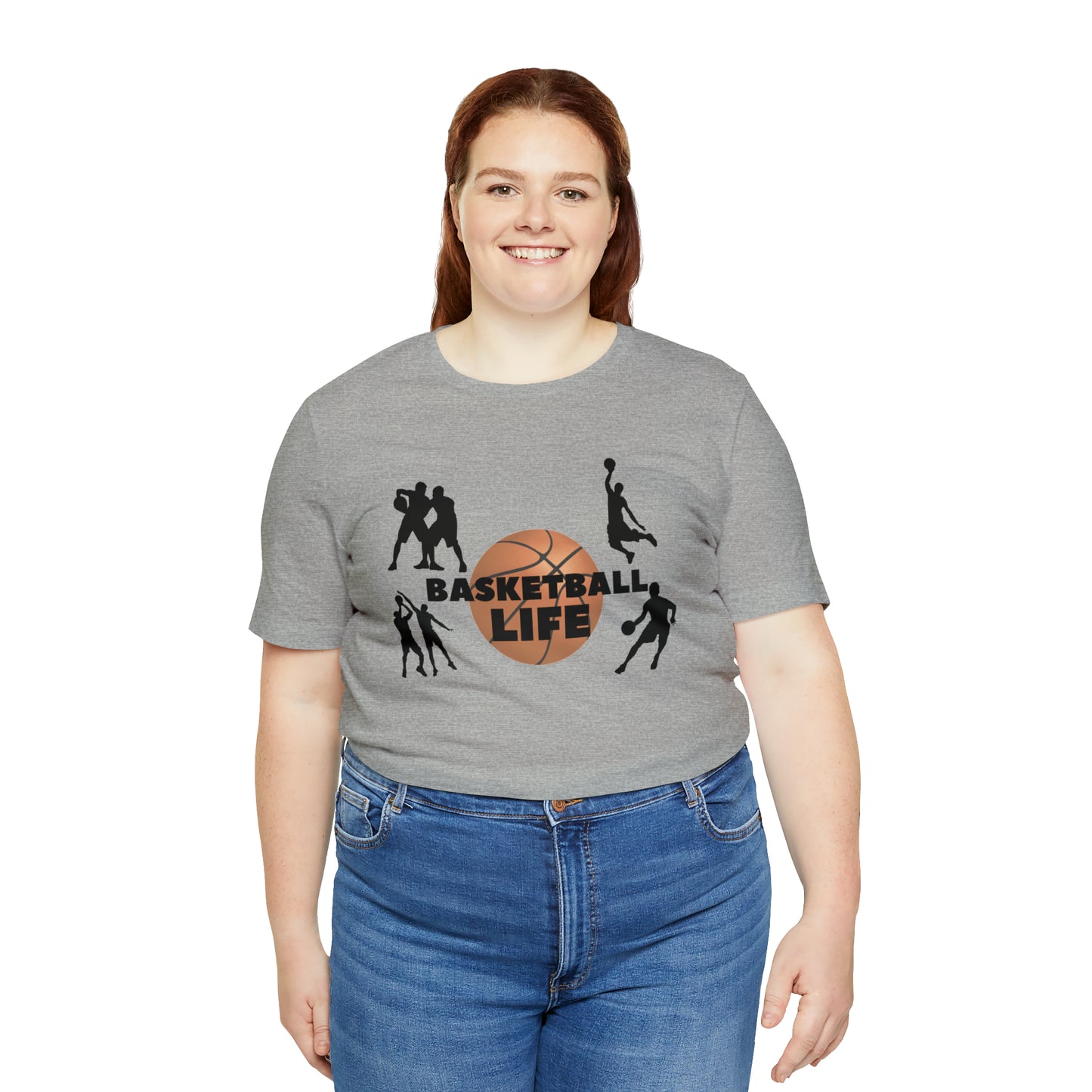 Basketball Life Unisex Jersey Short Sleeve Tee