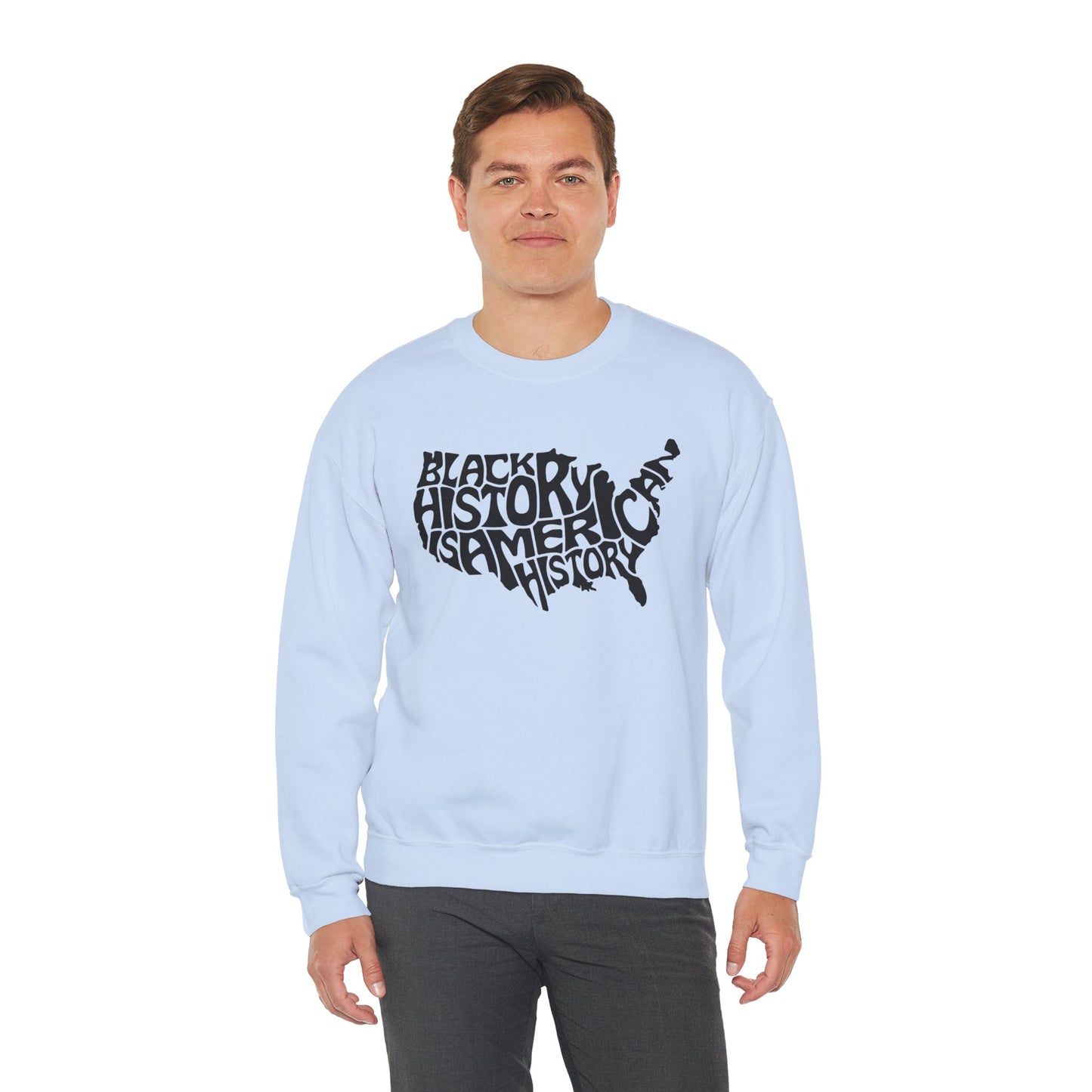 Black History Unisex Heavy Blend™ Crewneck Sweatshirt