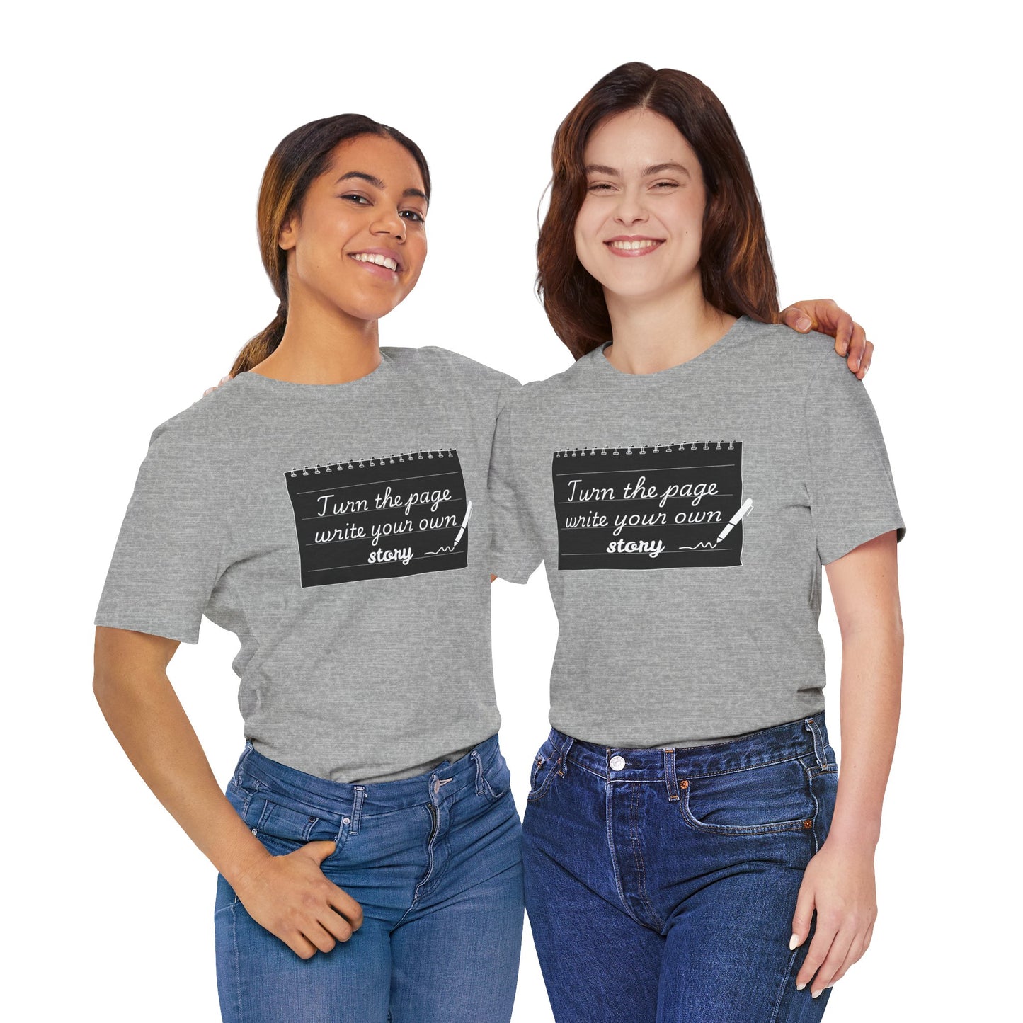 Turn the Page And Write Your Story Unisex Softstyle T-Shirt