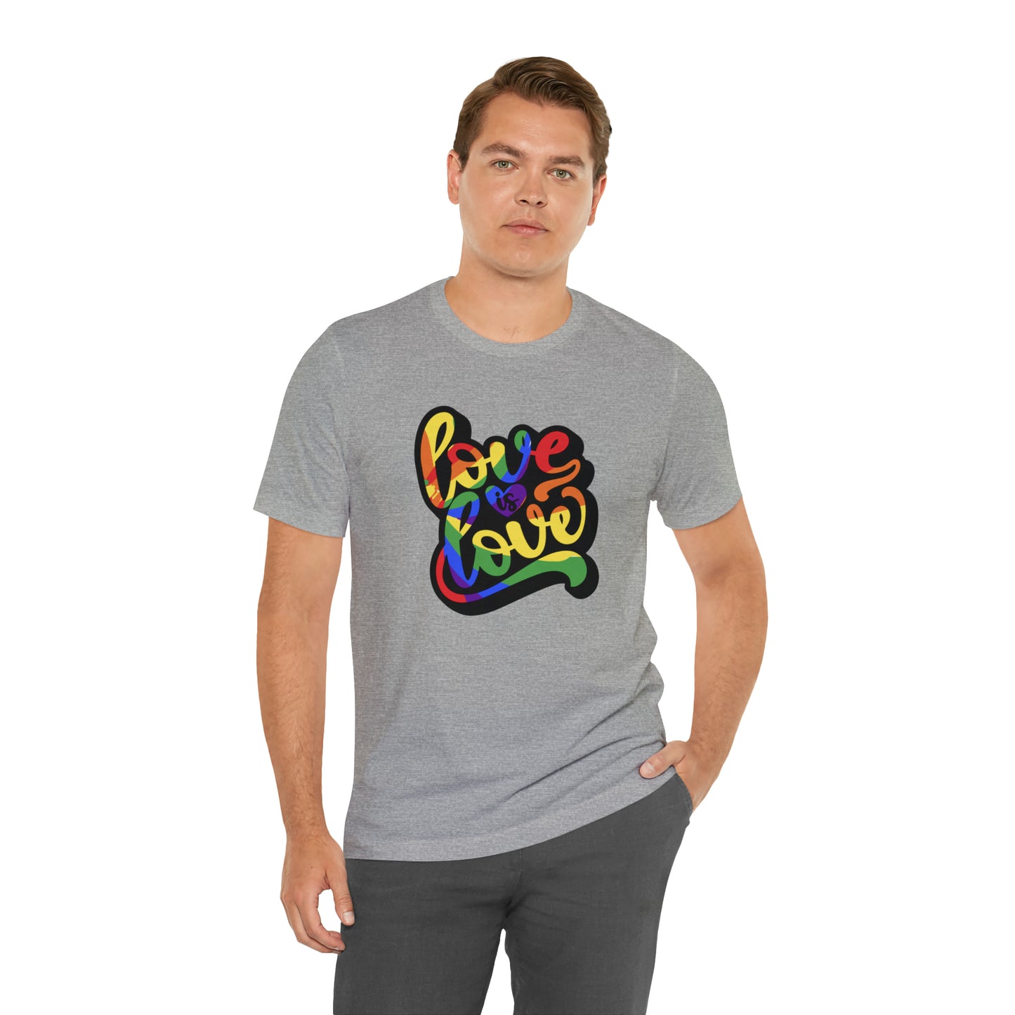 Love Is Love Unisex Jersey Short Sleeve Tee