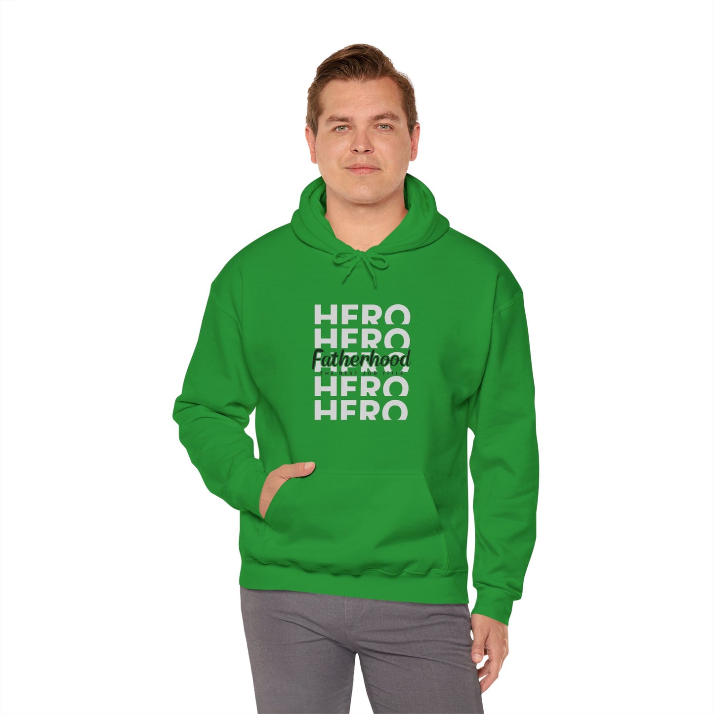 Dad/ Fatherhood Hero Unisex Heavy Blend™ Hooded Sweatshirt
