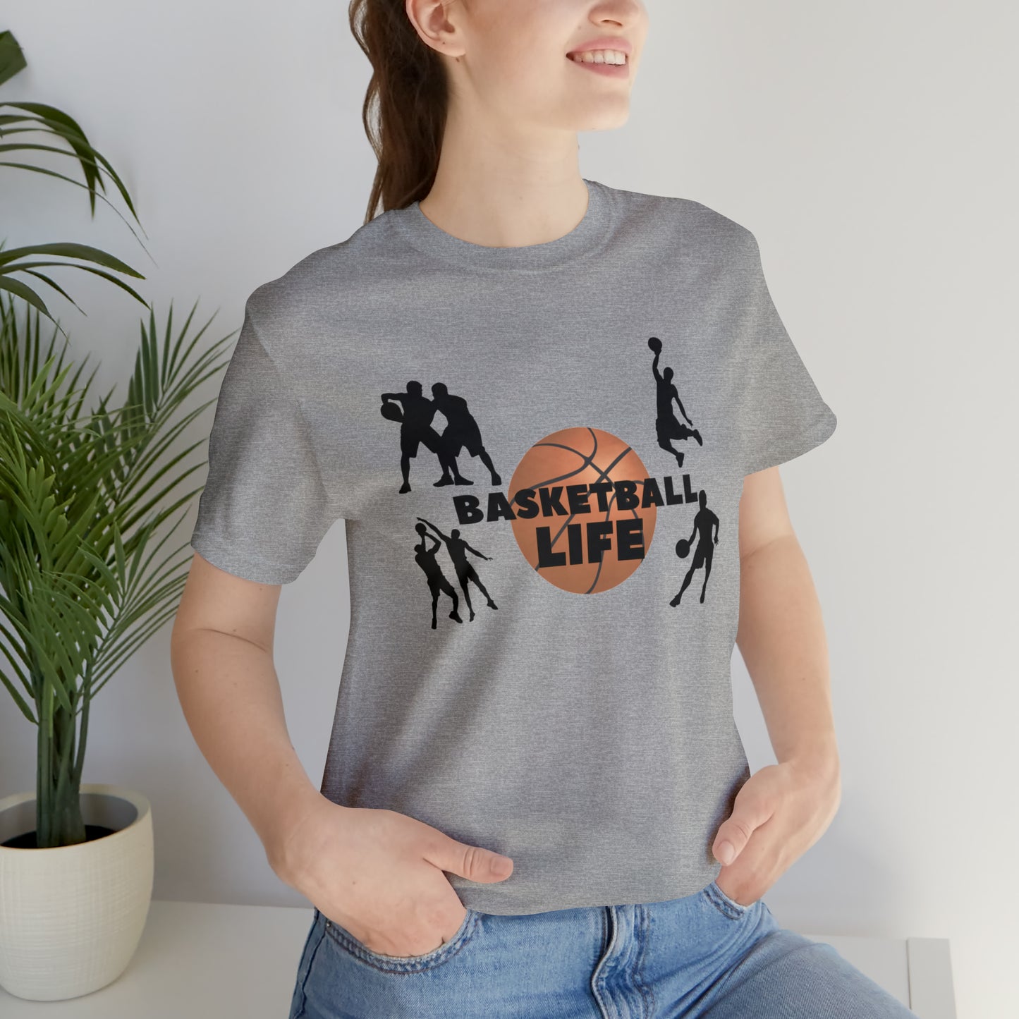 Basketball Life Unisex Jersey Short Sleeve Tee