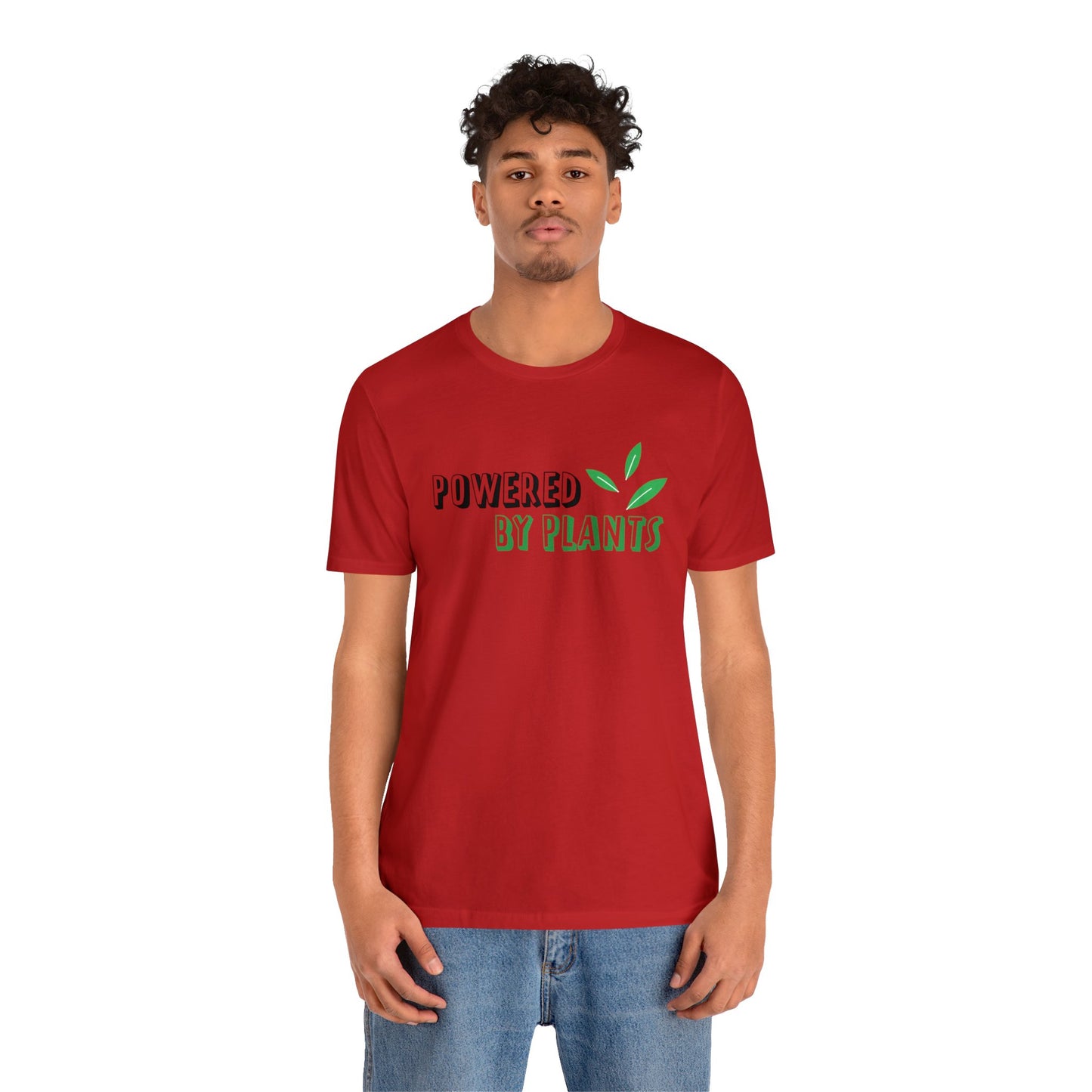 Powered By Plants Unisex Jersey Short Sleeve Tee