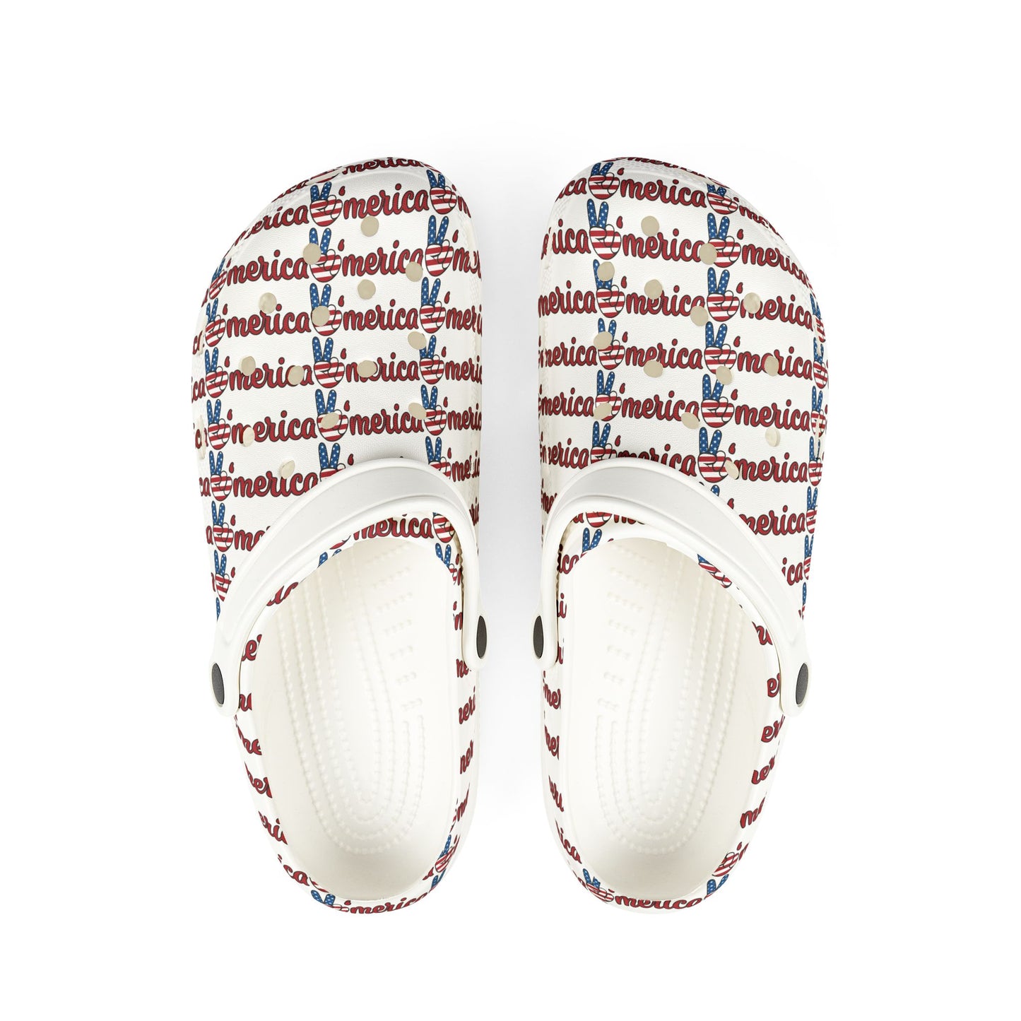 America EVA Foam Rubber Shoes (AOP)