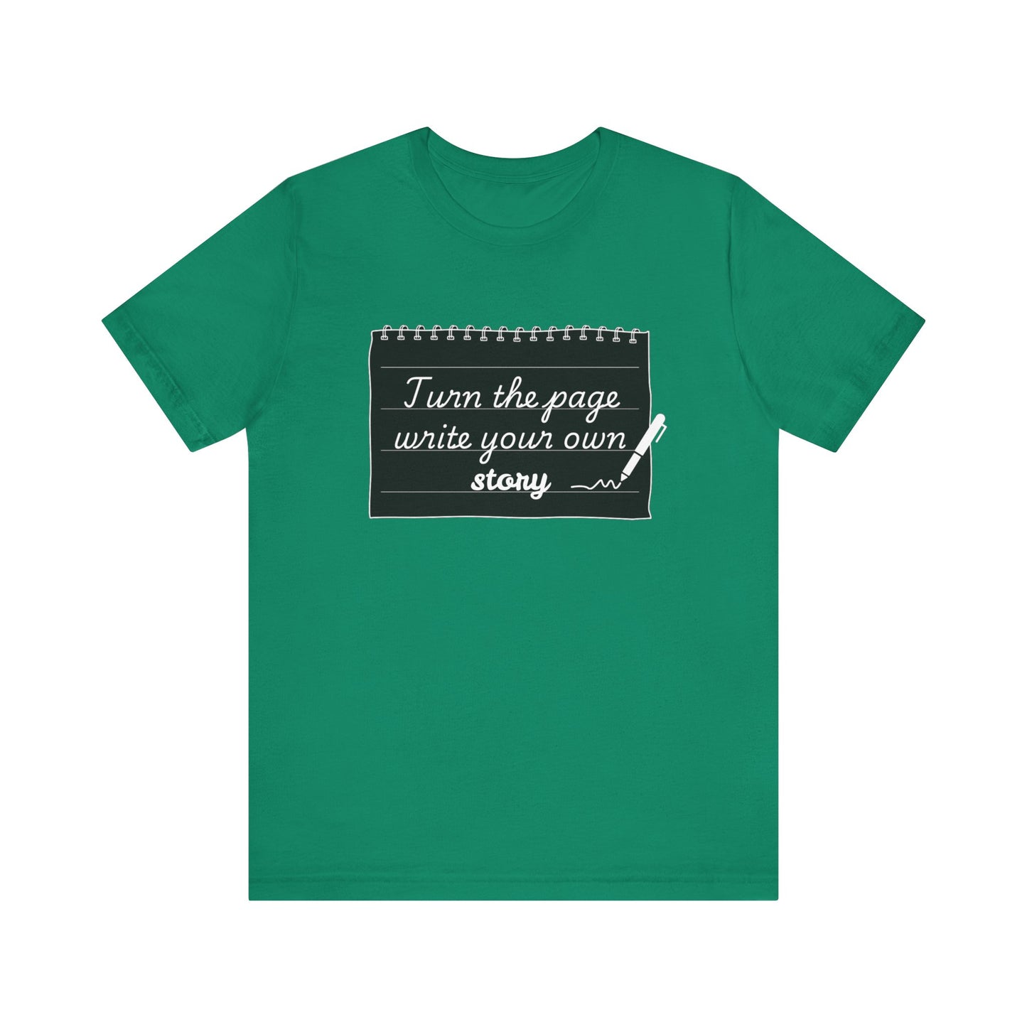 Turn the Page And Write Your Story Unisex Softstyle T-Shirt
