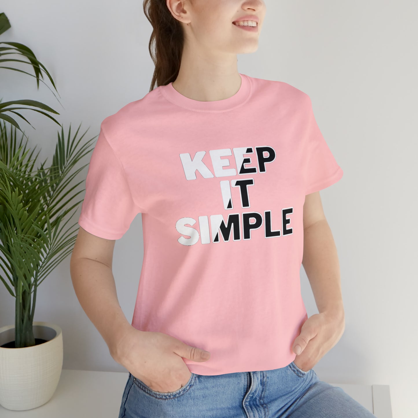 Keep It Simple Unisex Jersey Short Sleeve Tee