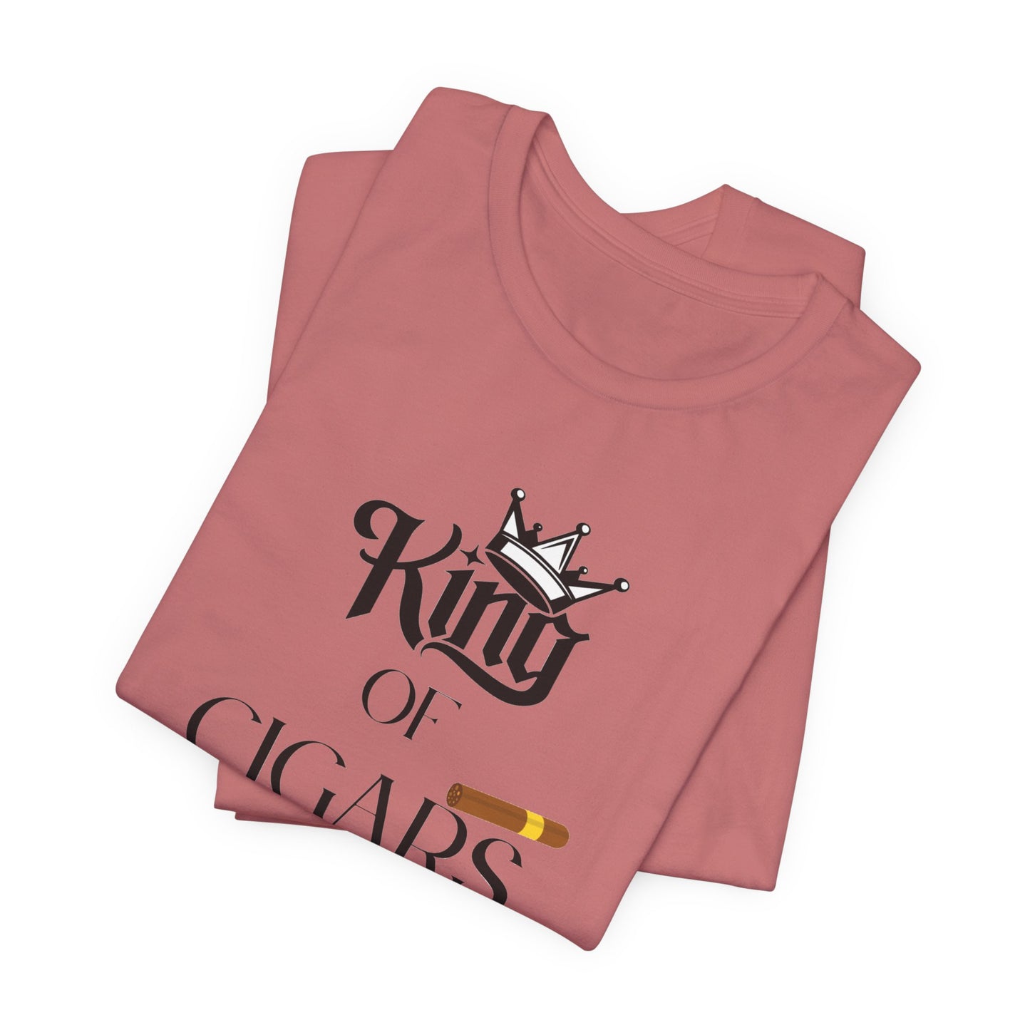 Cigars/ King of Cigars Unisex Jersey Short Sleeve Tee